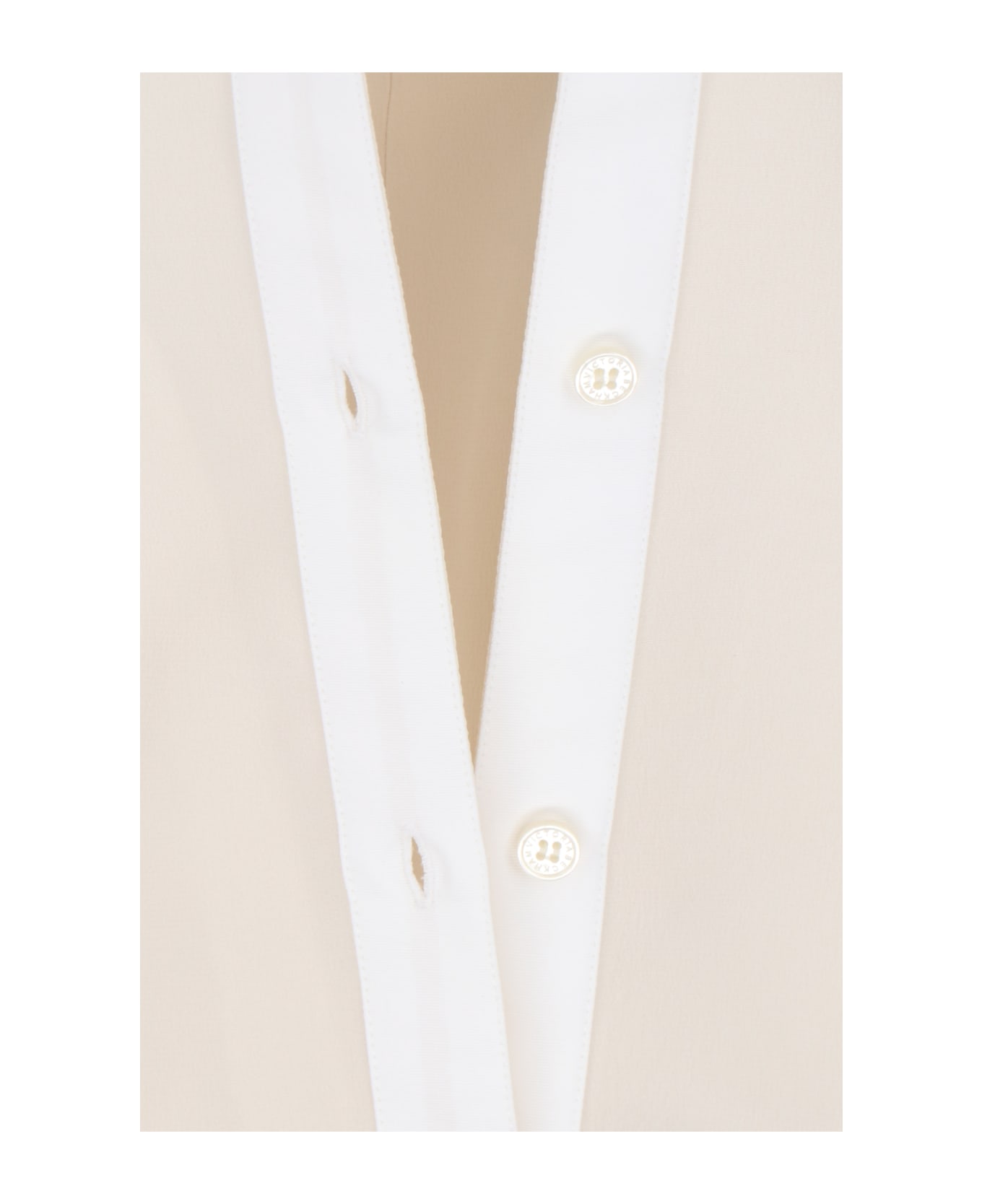 Victoria Beckham Silk Shirt - Cream