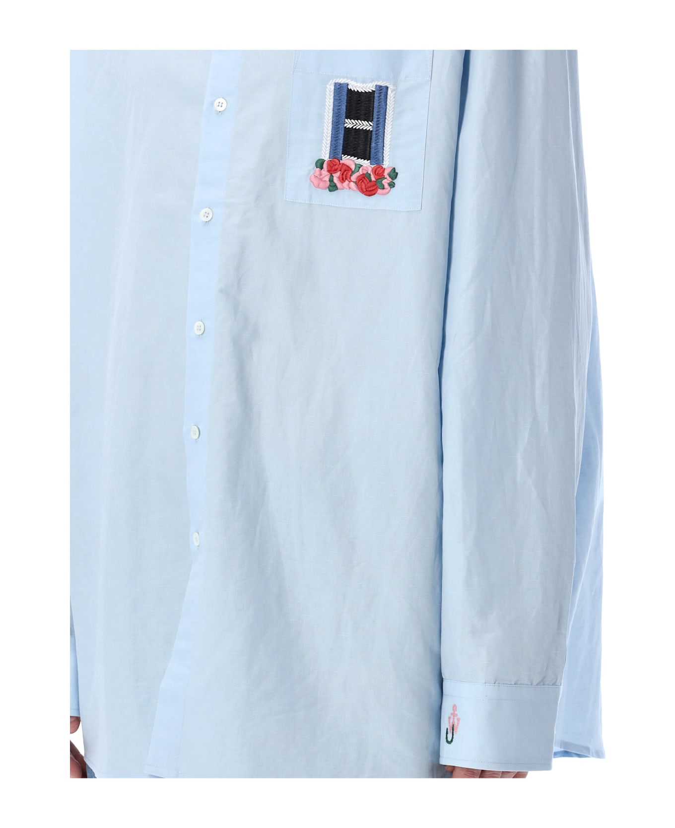 J.W. Anderson Window Emb Shirt - LIGHT BLUE