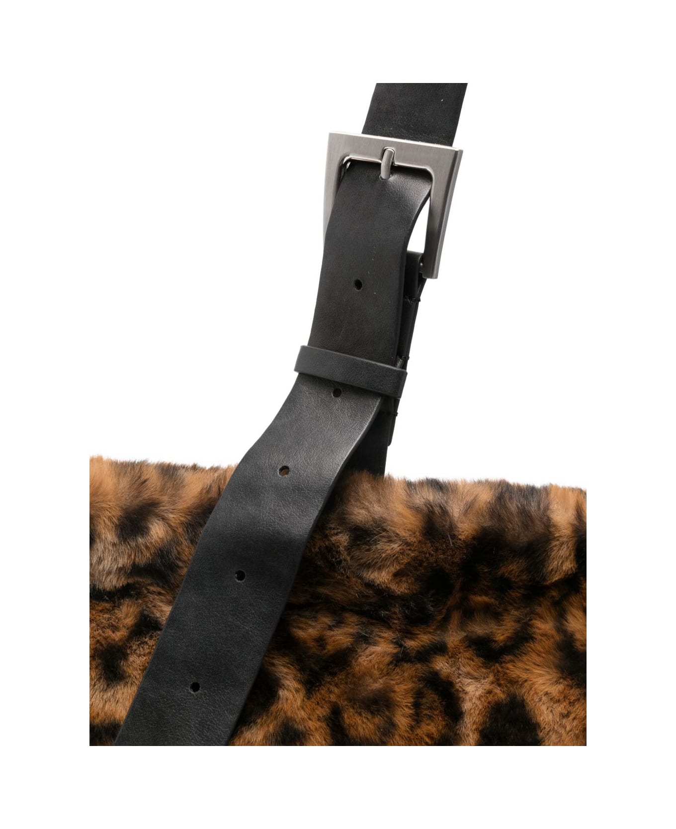 Apparis Esti Leopard Tote Bag - Brown