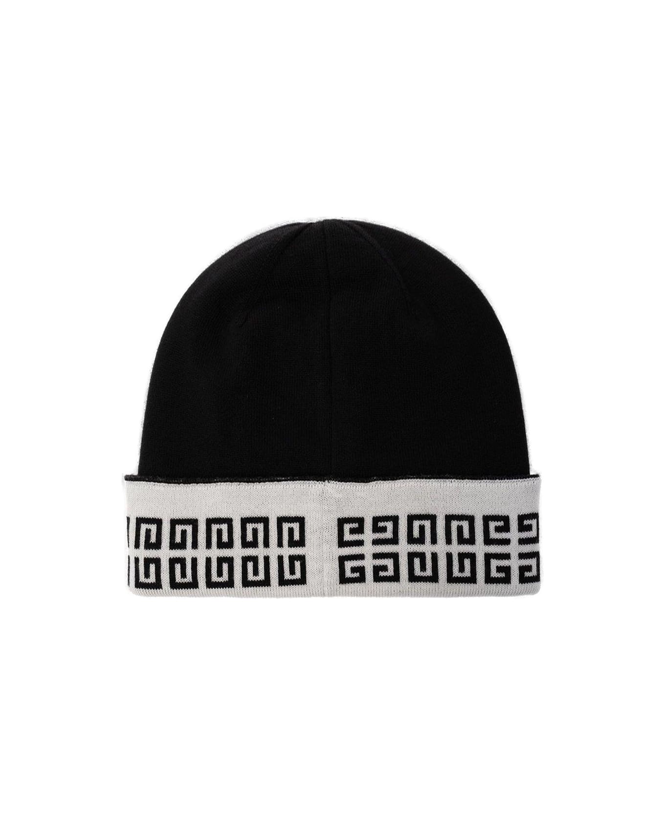 Givenchy 4g Monogrammed Knit Beanie