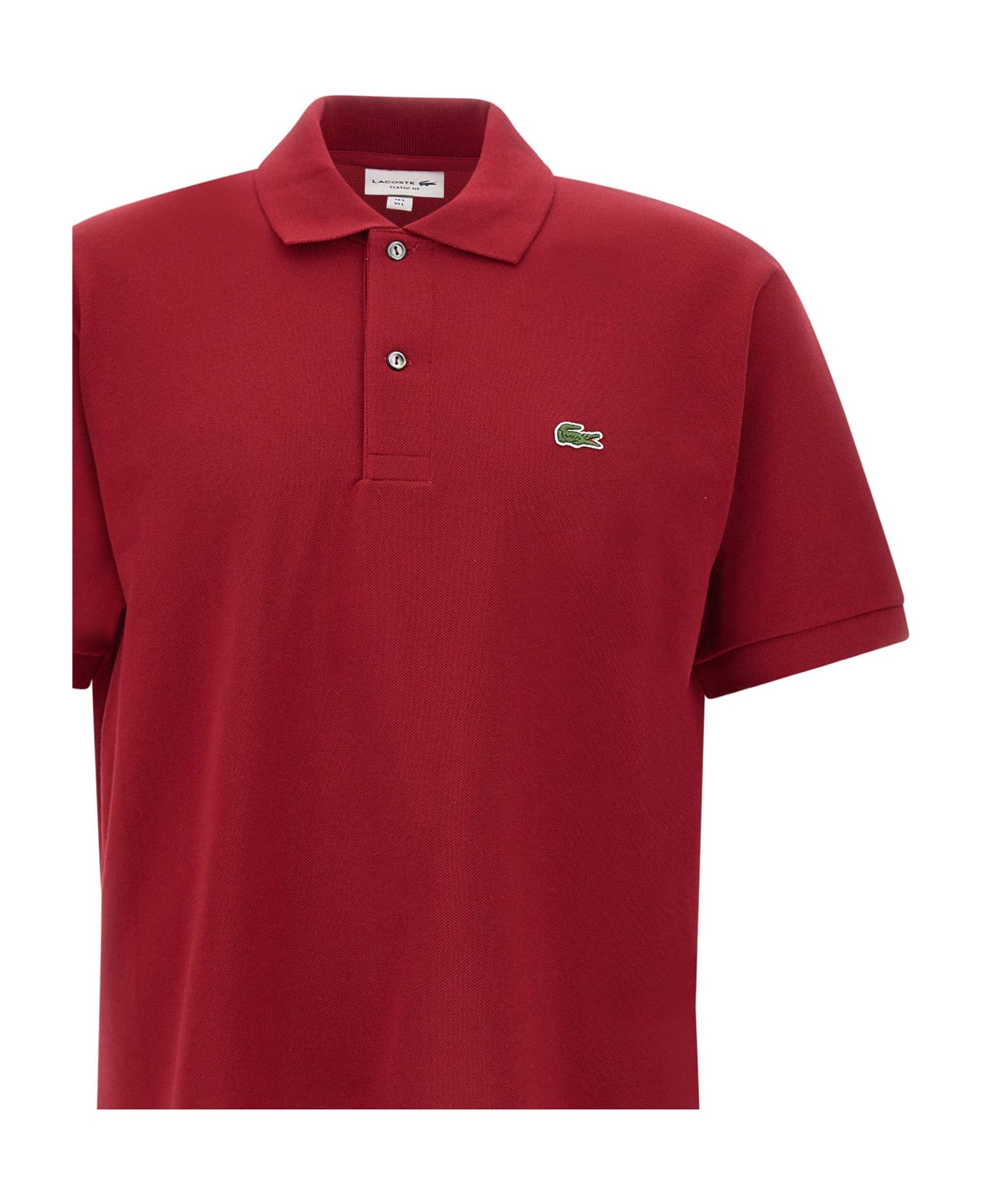 Lacoste Piqué Cotton Polo Shirt - RED