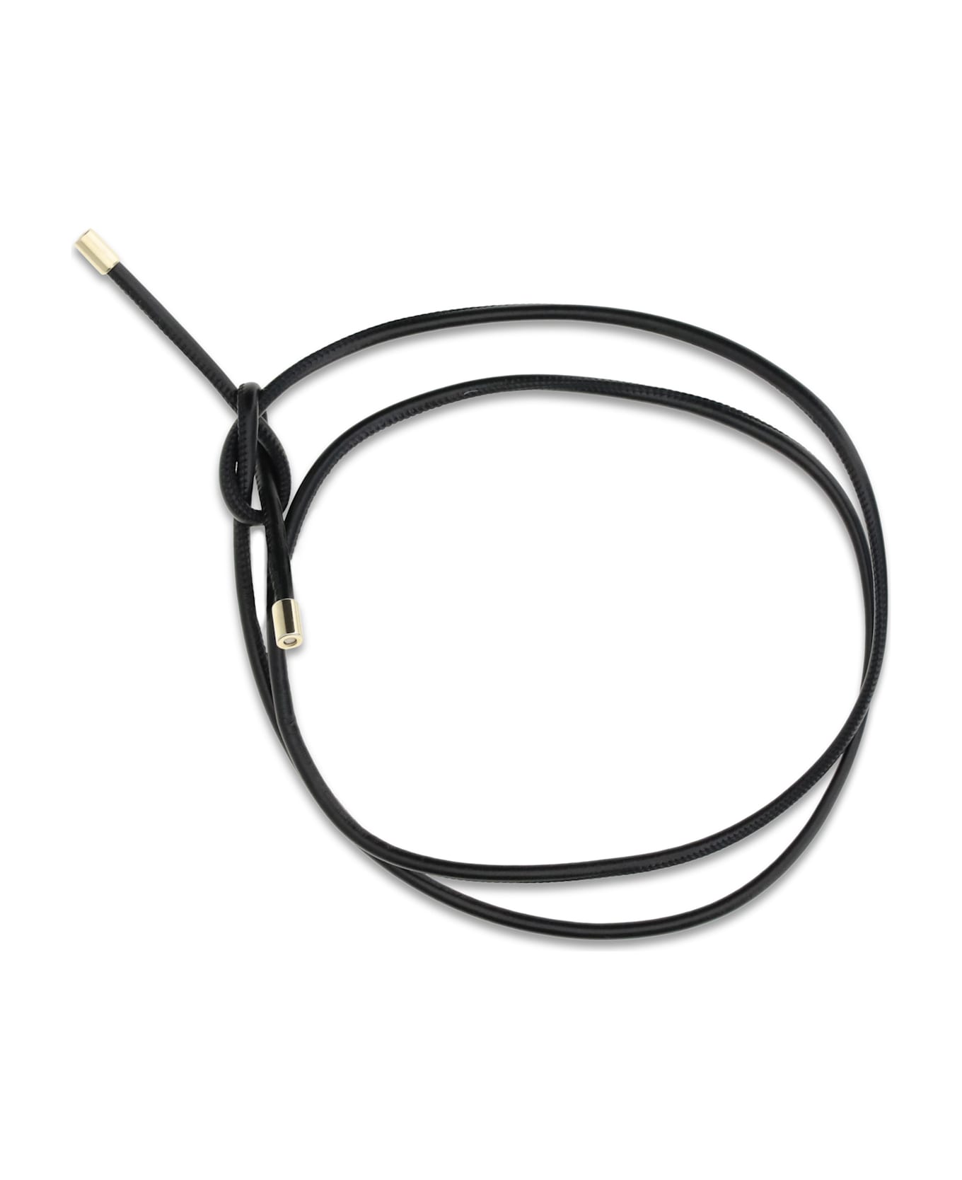 Forte_Forte Tubular Belt With Metal Finials