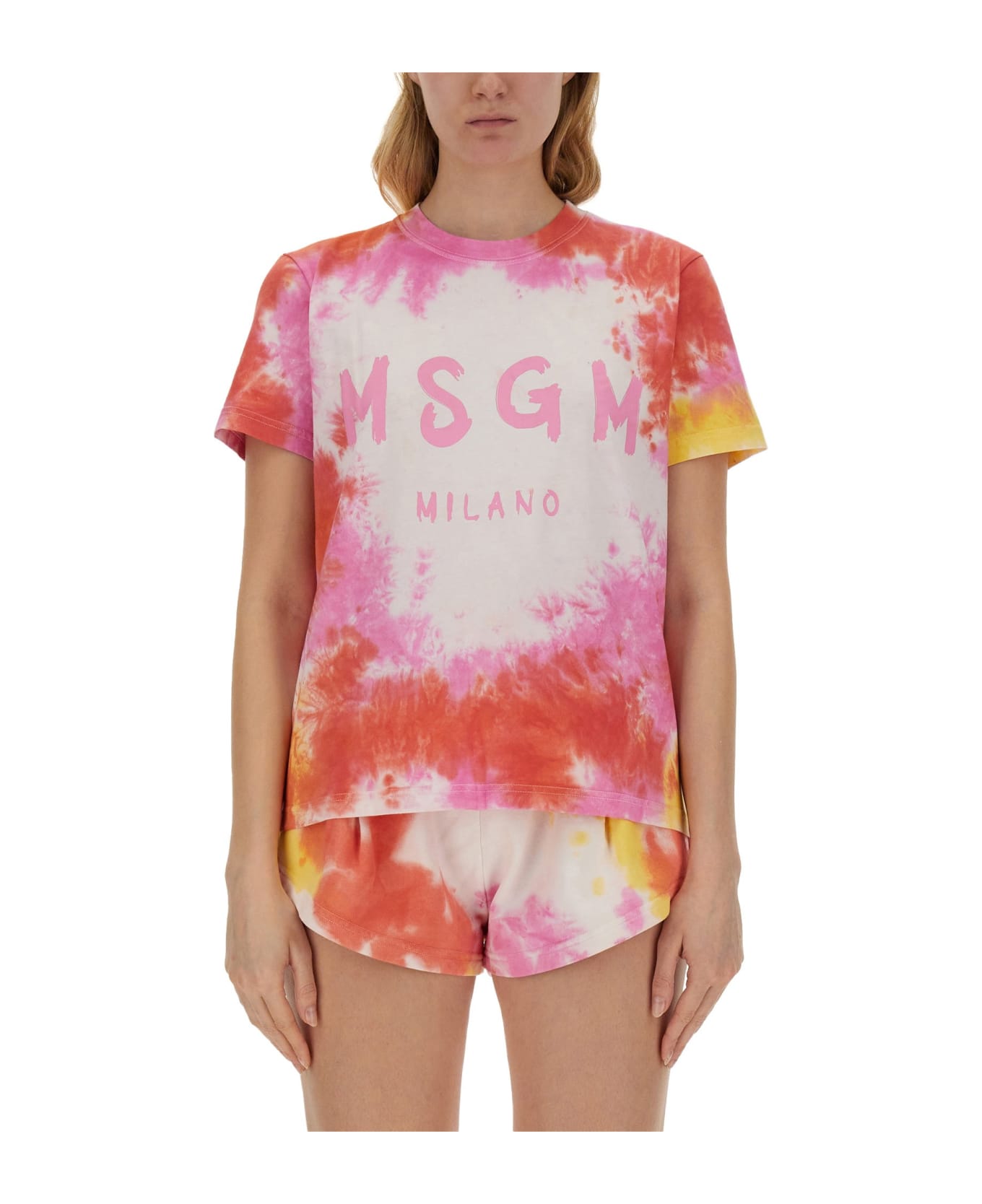MSGM Tie-dye T-shirt - MultiColour