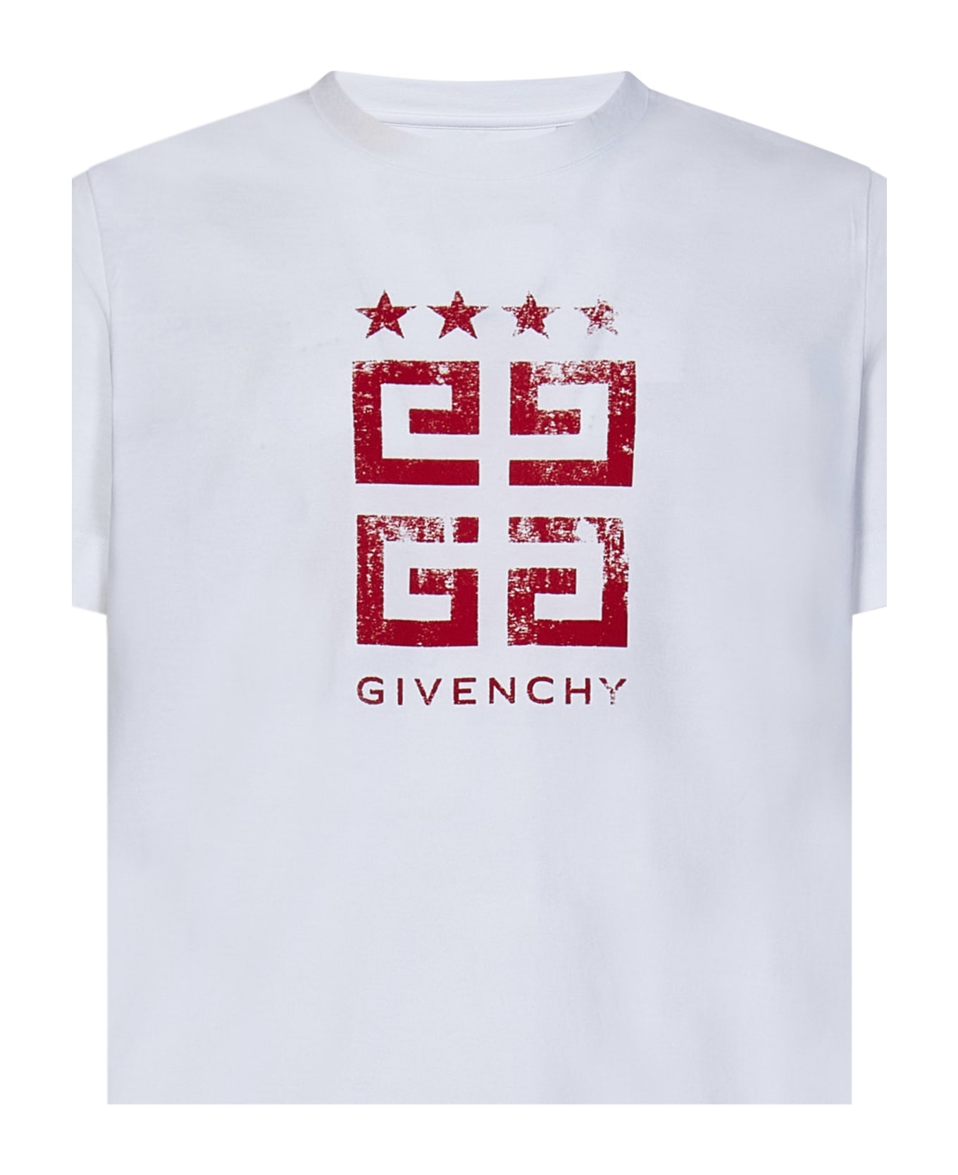 Givenchy 4g Stars T-shirt - White シャツ