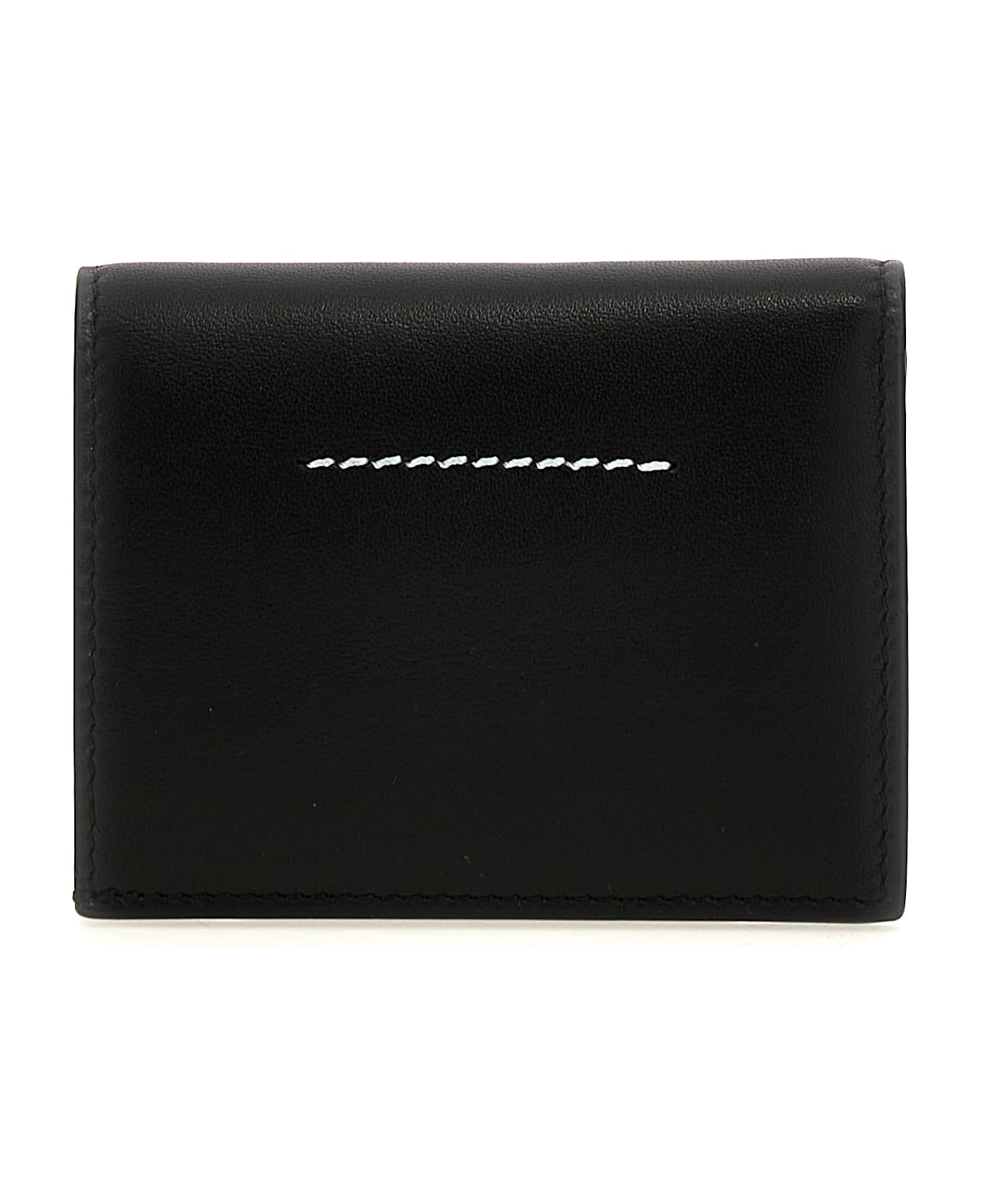 MM6 Maison Margiela Logo Wallet - BLACK
