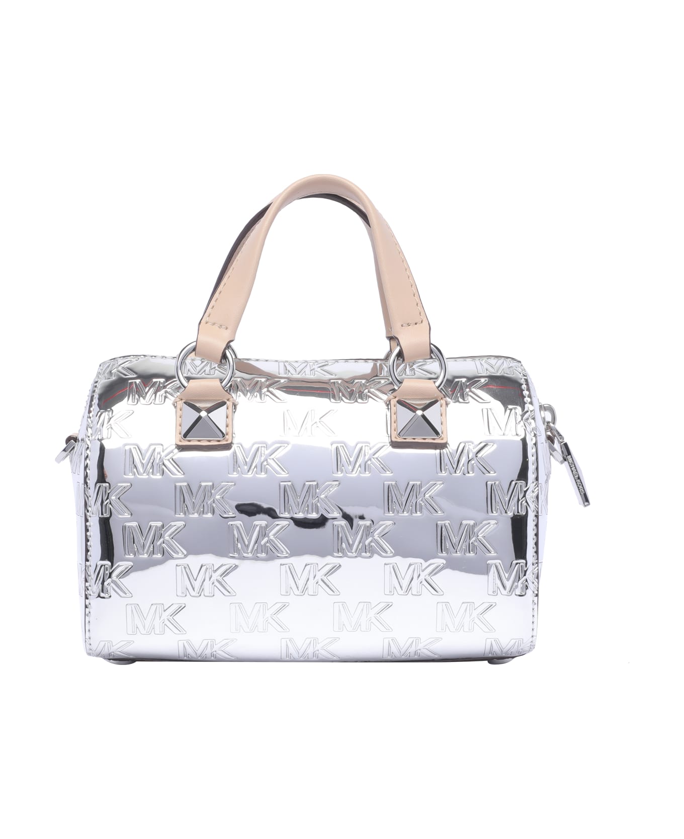 MICHAEL Michael Kors Grayson Handbag - Silver トラベルバッグ