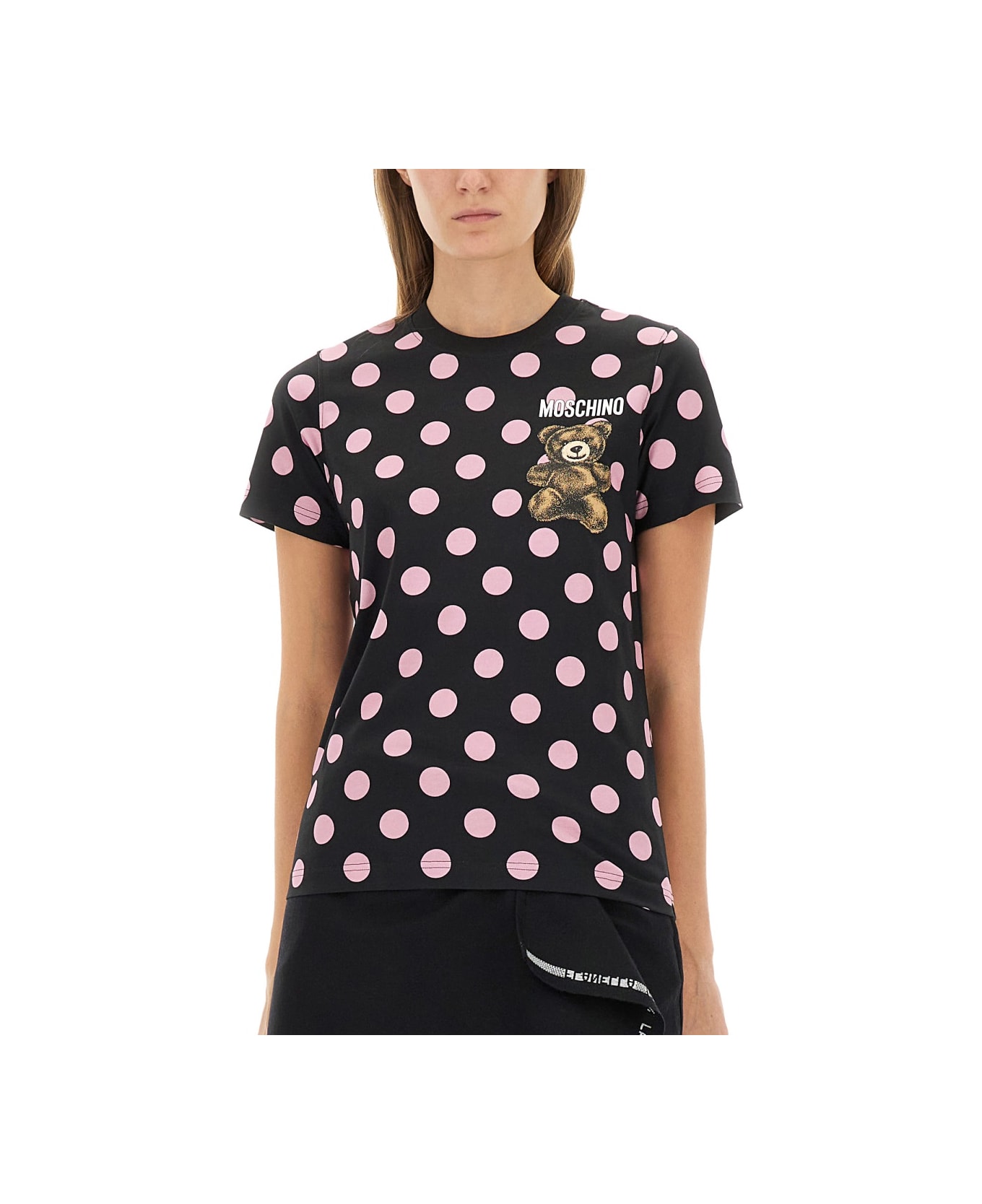 Moschino "teddy Polka Dots" T-shirt - BLACK