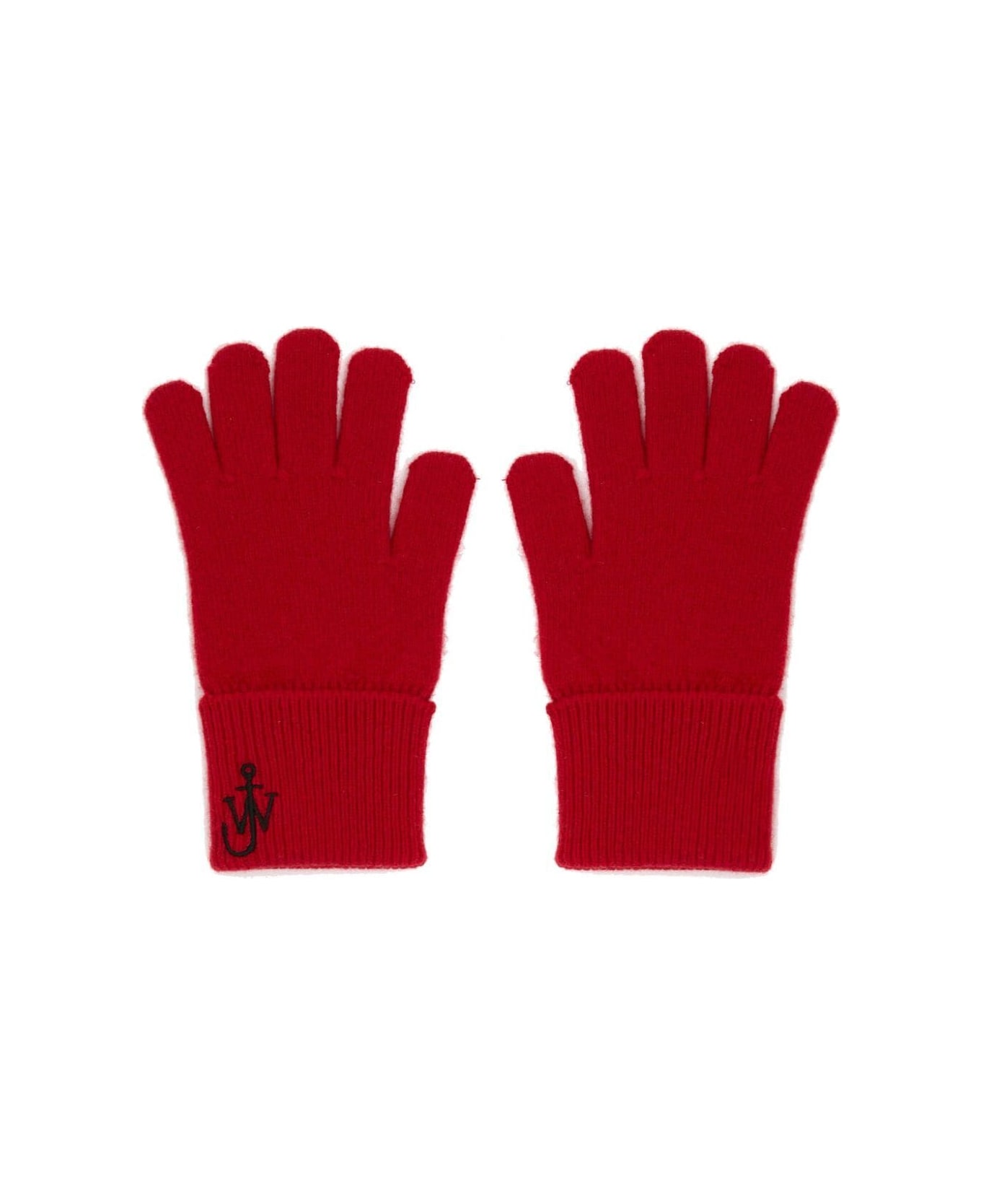 J.W. Anderson Anchor Gloves - Bright Red