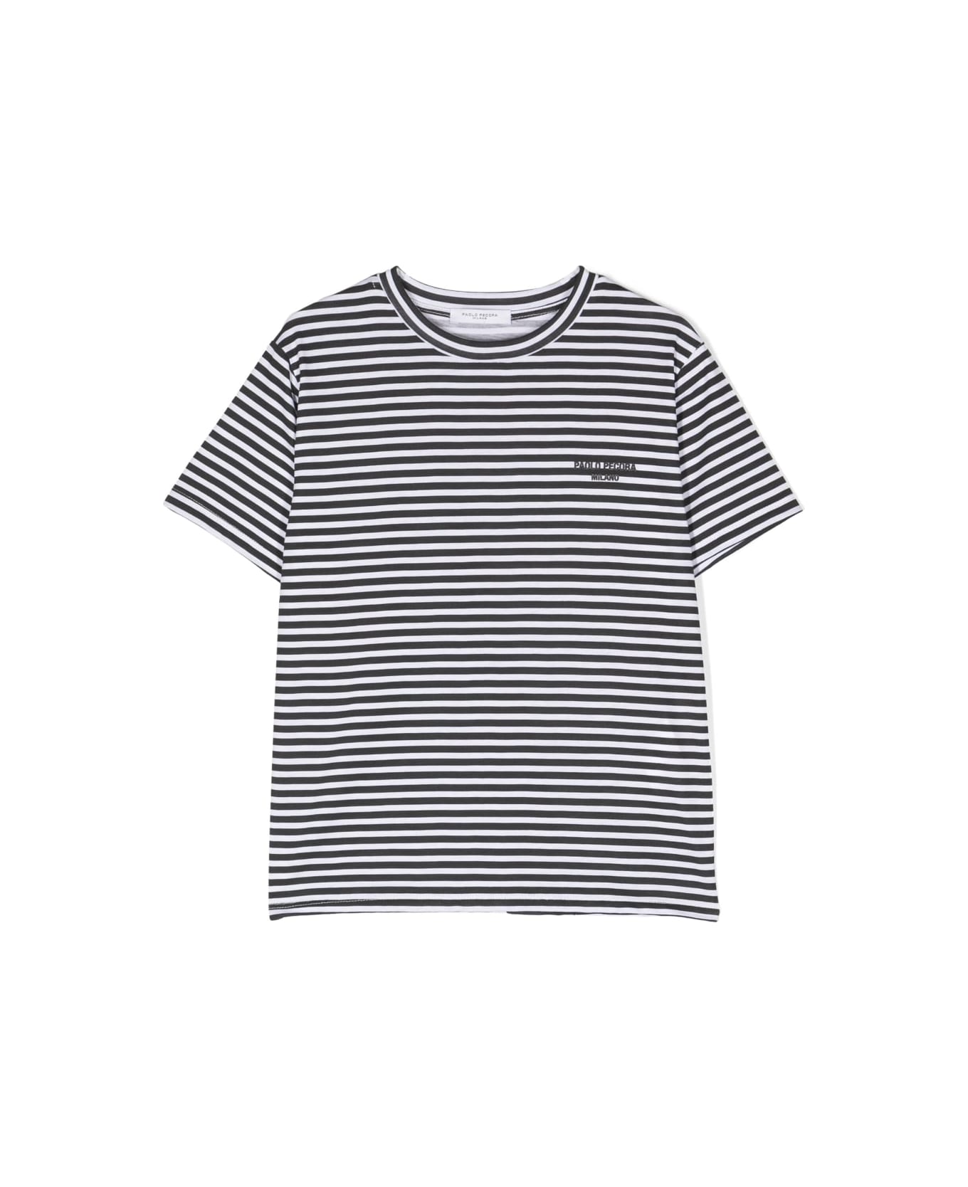 Paolo Pecora Striped T-shirt - White Tシャツ＆ポロシャツ