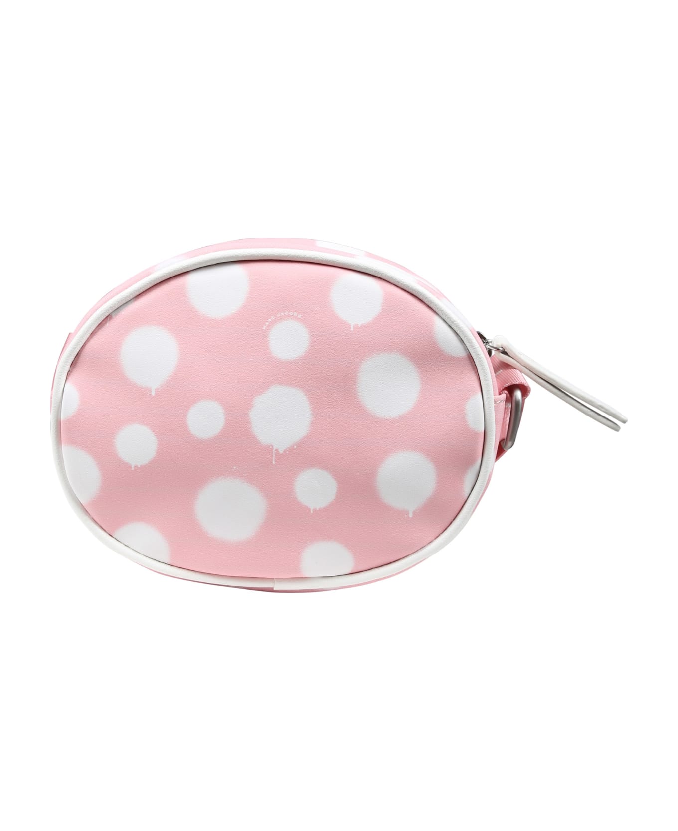 Little Marc Jacobs Pink Bag For Girl With All-over White Polka Dots - T Rosa Rosa Antico アクセサリー＆ギフト
