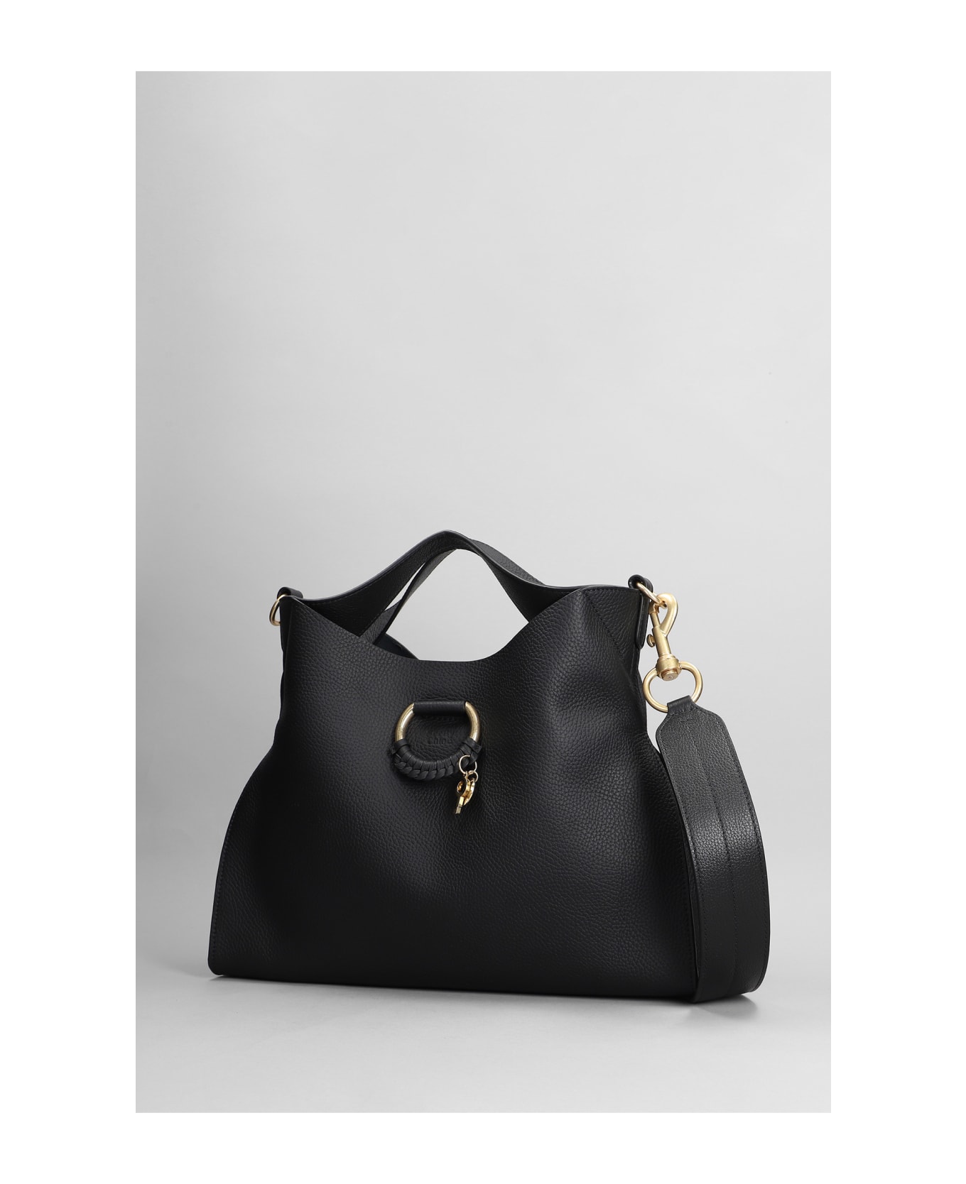 See by Chloé Joan Shoulder Bag In Black Leather - black
