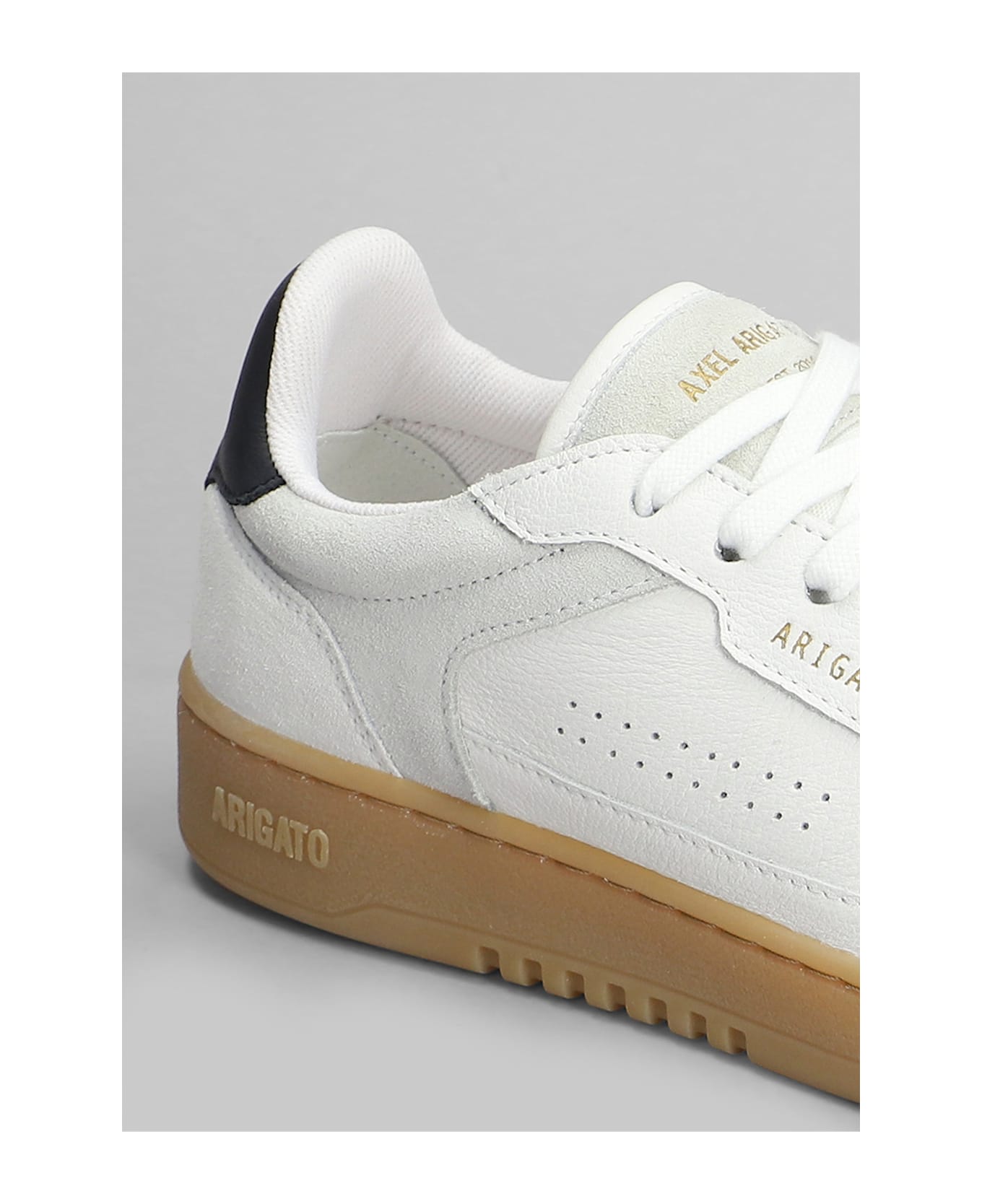 Axel Arigato Dice T-toe Sneakers In White Leather - WHITE