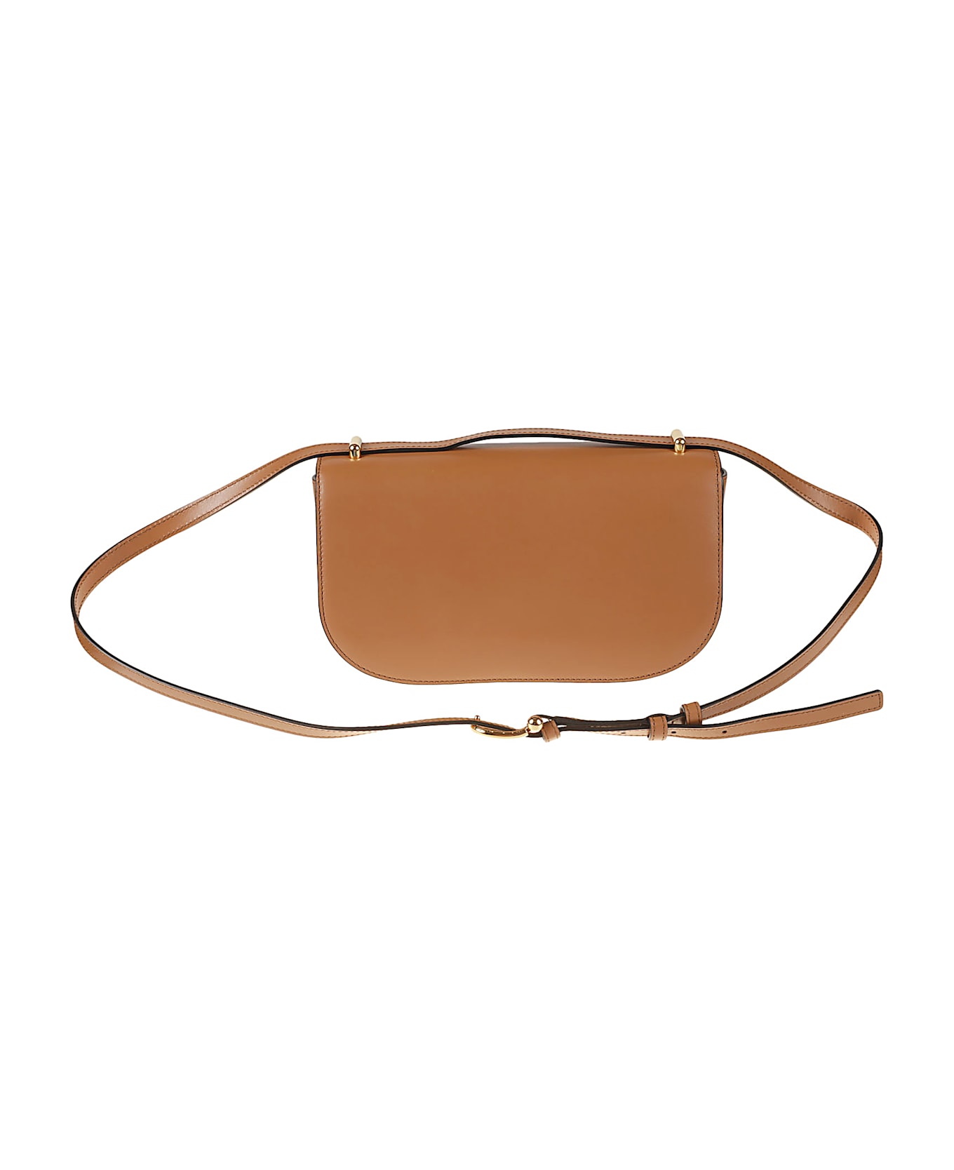 Furla Snap-lock Flap Shoulder Bag - brandy