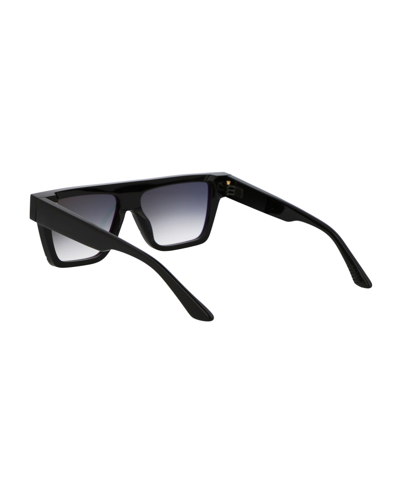 Yohji Yamamoto Slook 002 Sunglasses - A001 PURE BLACK/JAPAN GOLD サングラス