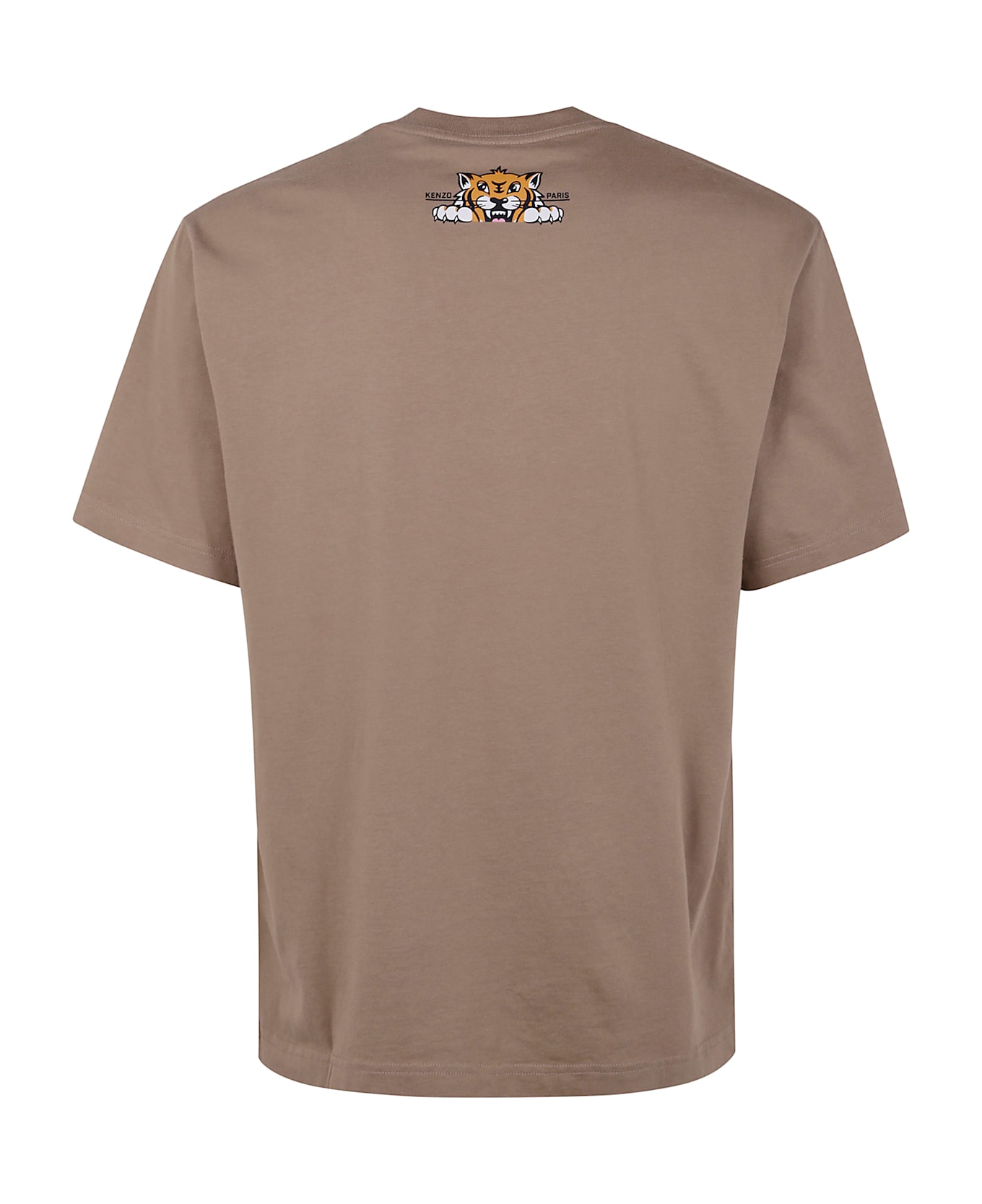 Kenzo Happy Tiger Classic Tshirt - Grege