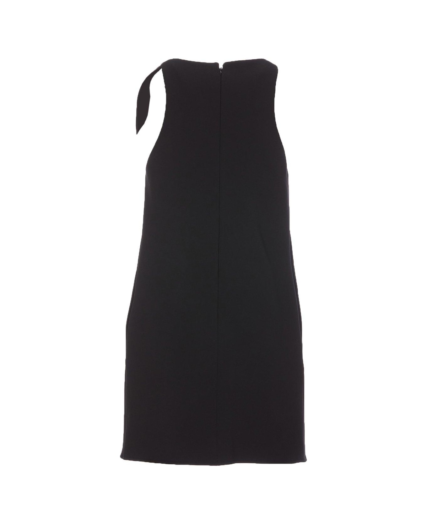 Elisabetta Franchi Chain-link Sleeveless Mini Dress - Black