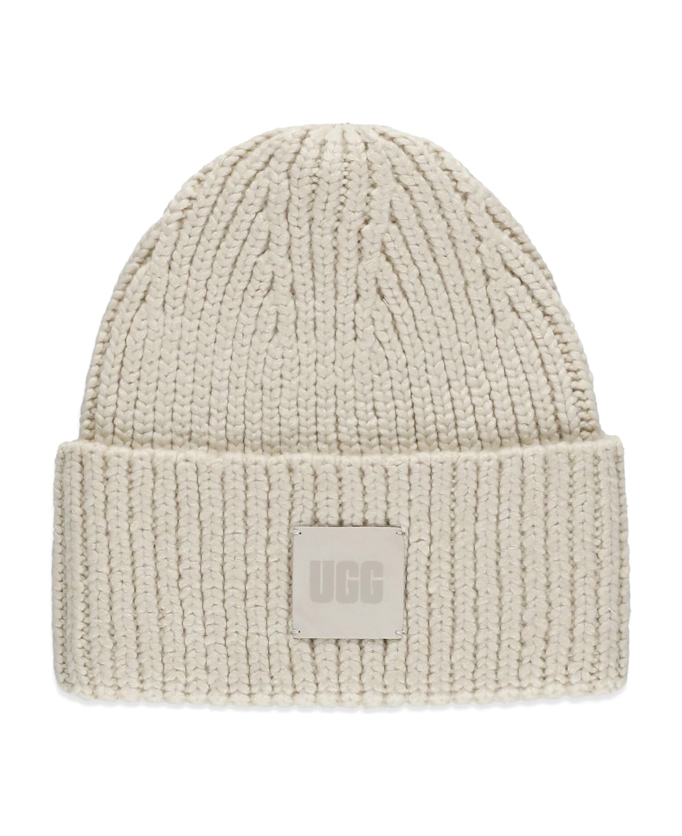 UGG Chunky Rib Beanie Hat - Ivory