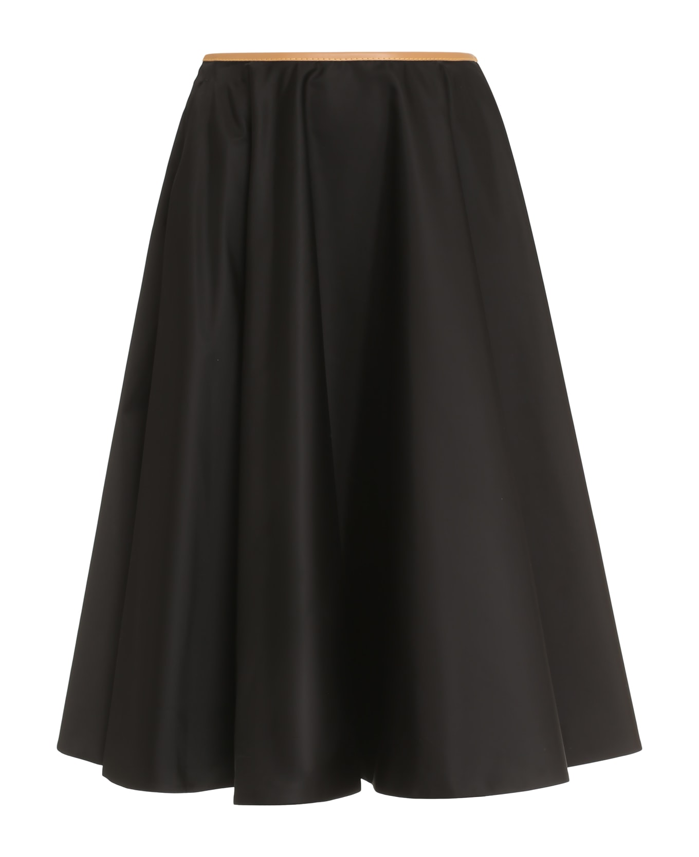 Prada Technical Fabric Skirt - Nero