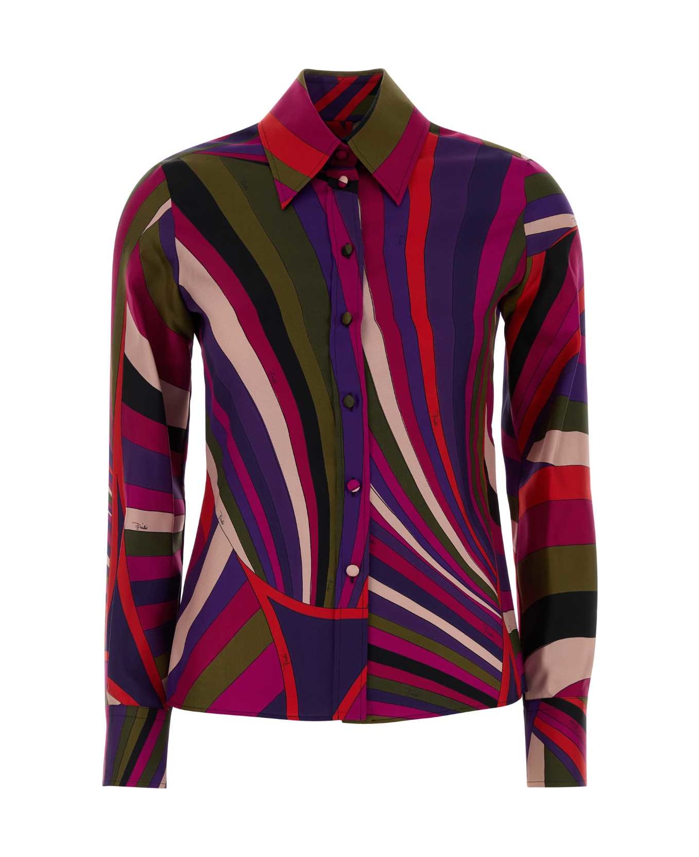 Pucci Printed Silk Shirt - MUTICOLOR