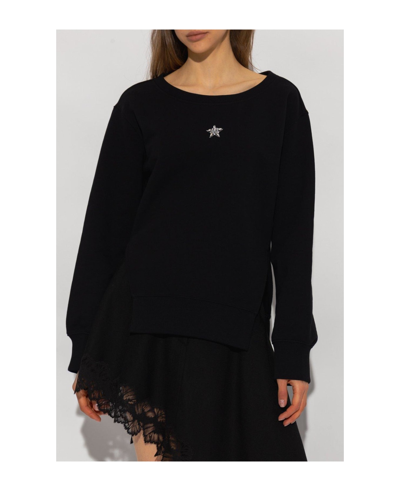 Stella McCartney Appliqued Sweatshirt - Black