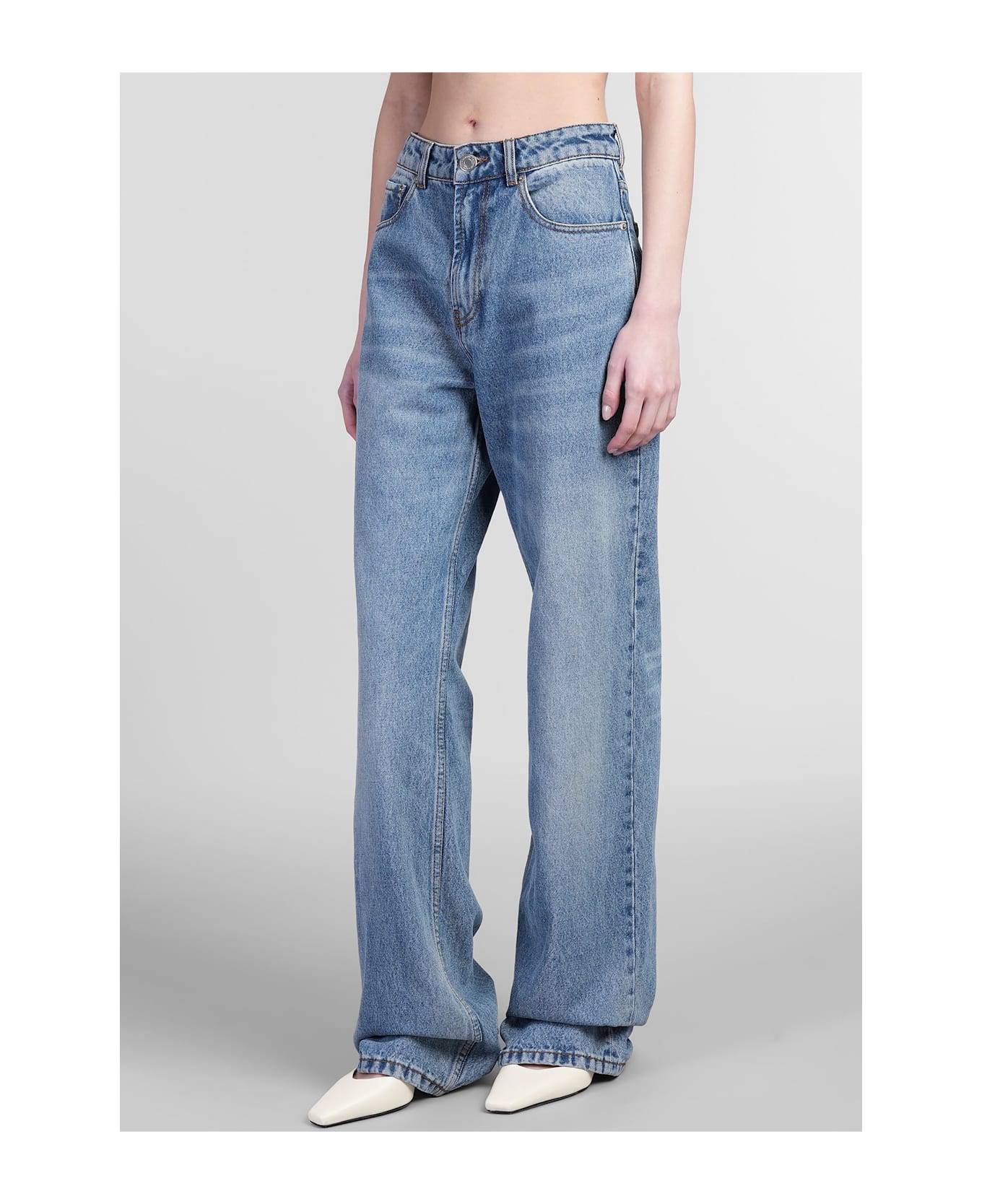 Ami Alexandre Mattiussi Jeans In Blue Cotton - blue