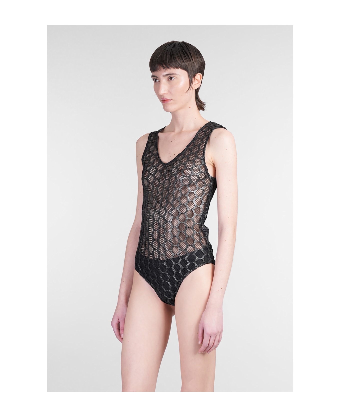 IRO Zouise Body In Black Polyester - black