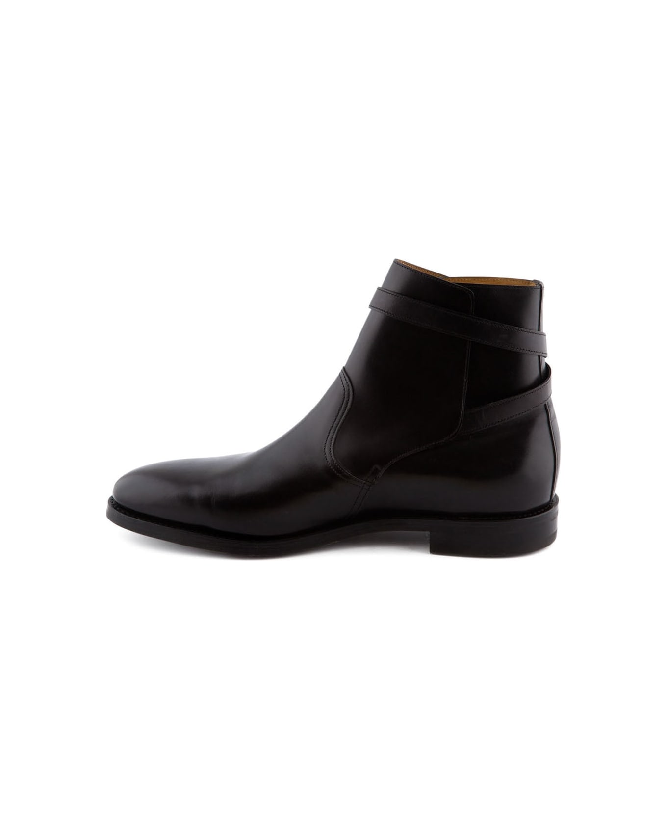 John Lobb Polish Jodhpur In Black Museum Calf