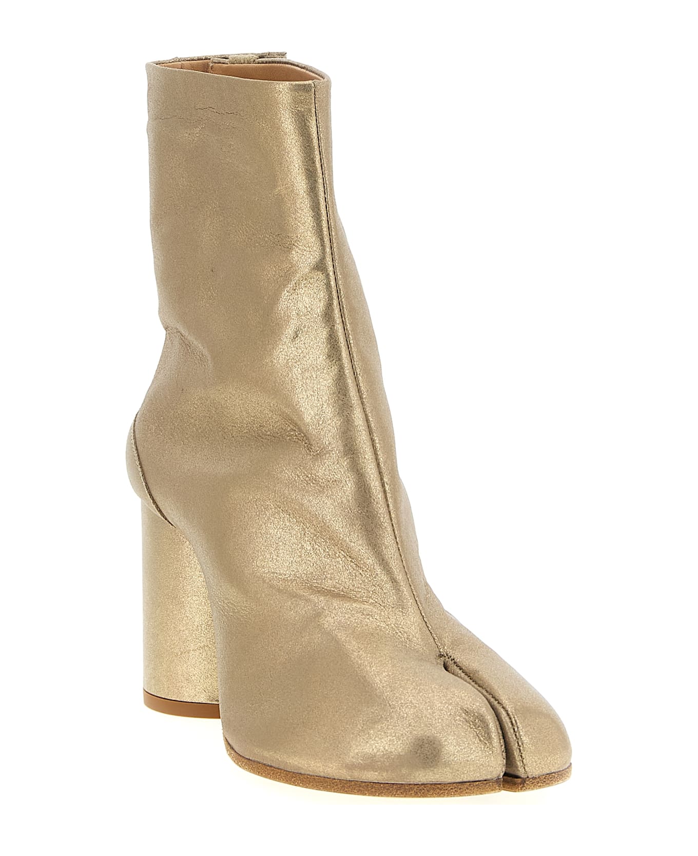 Maison Margiela 'tabi' Ankle Boots - Gold