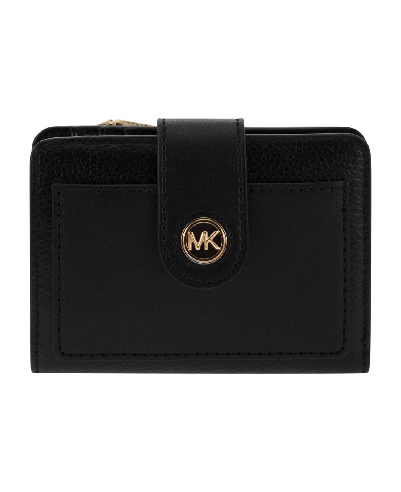 Michael Kors Wallet With Logo Plaque - Black