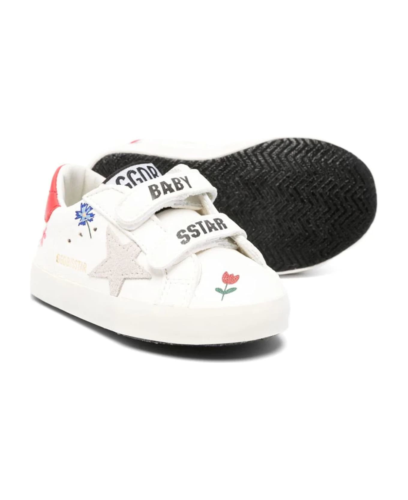 Golden Goose Kids Sneakers White - White