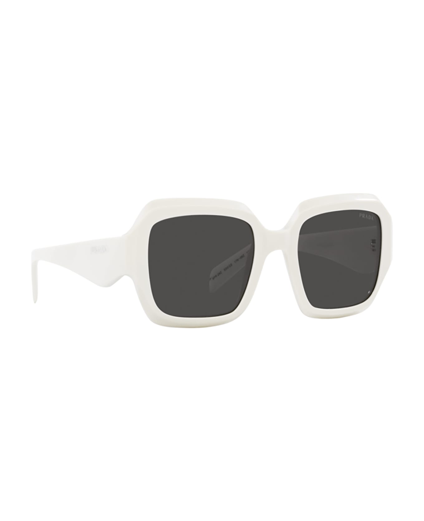Prada Eyewear Pr 28zs Black / Talc Sunglasses - Black / Talc