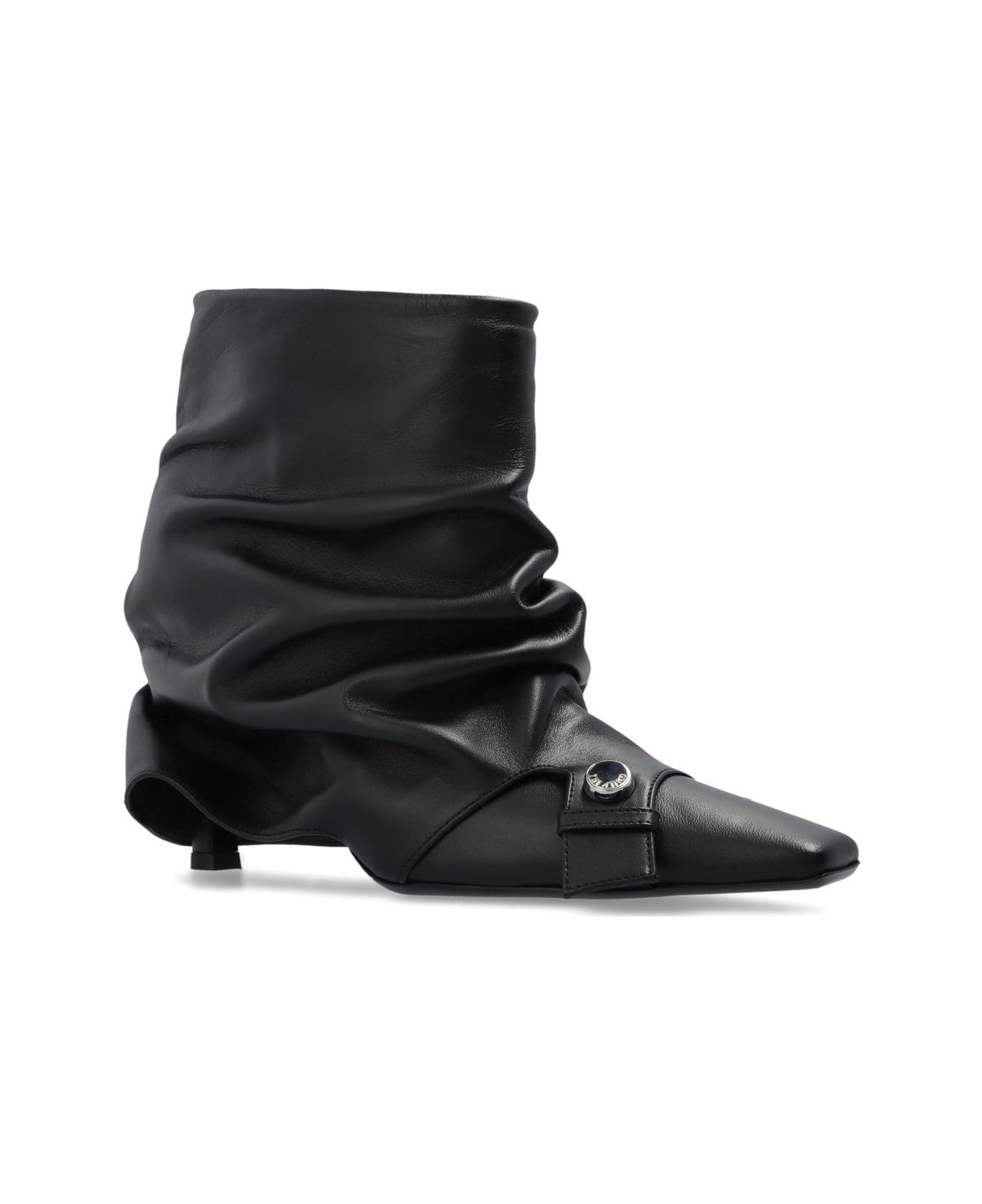 The Attico Juno Ankle Boots - BLACK