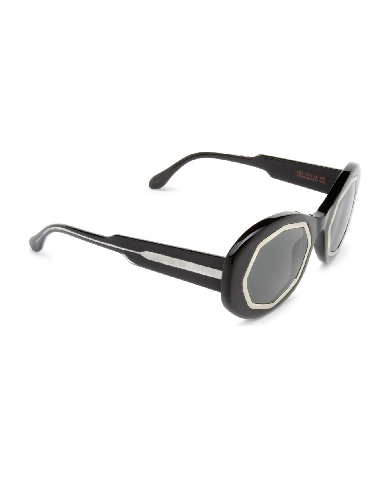 Marni Eyewear Mount Bromo Black Sunglasses - Black サングラス