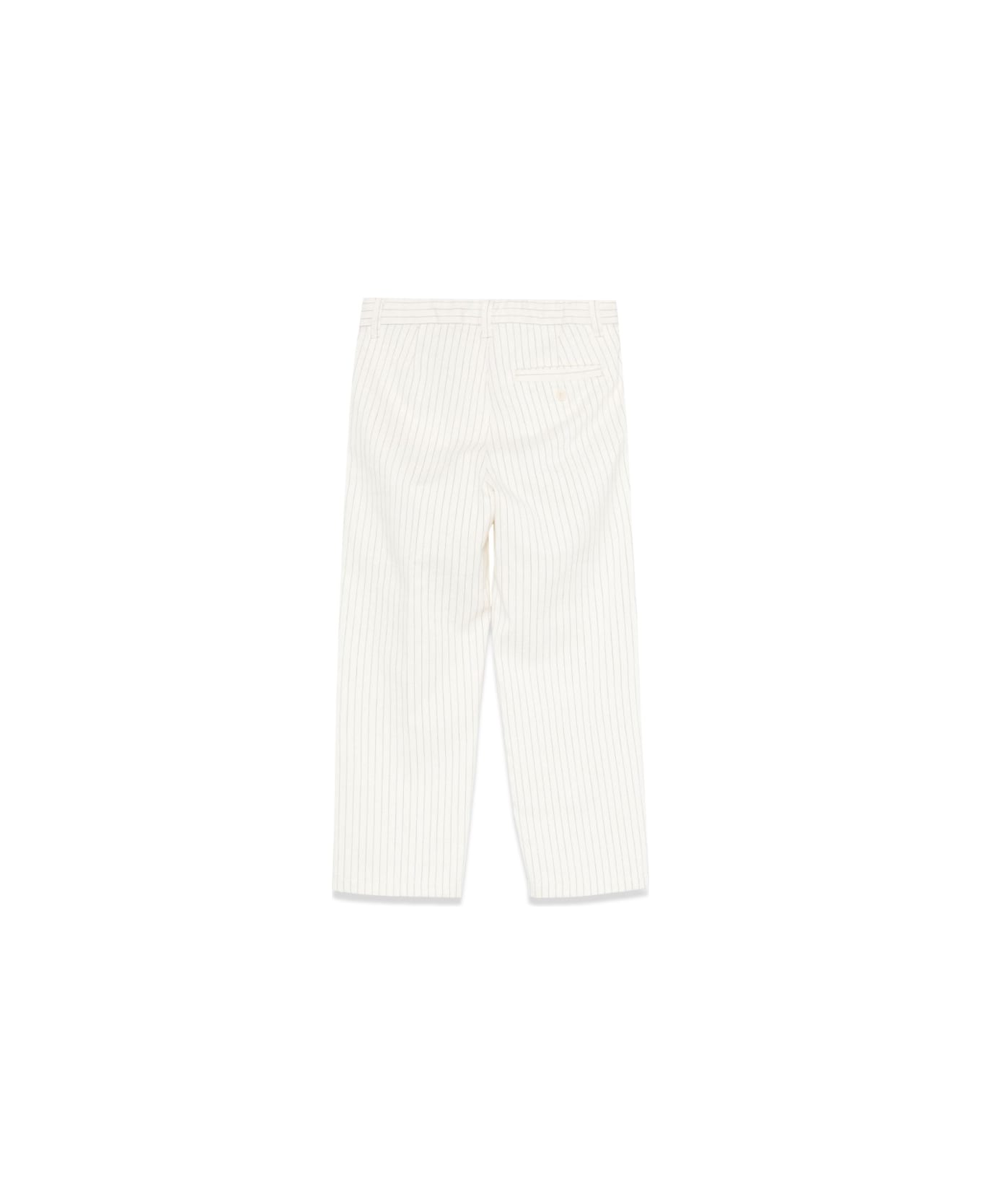 Il Gufo Milk Long Pants - WHITE