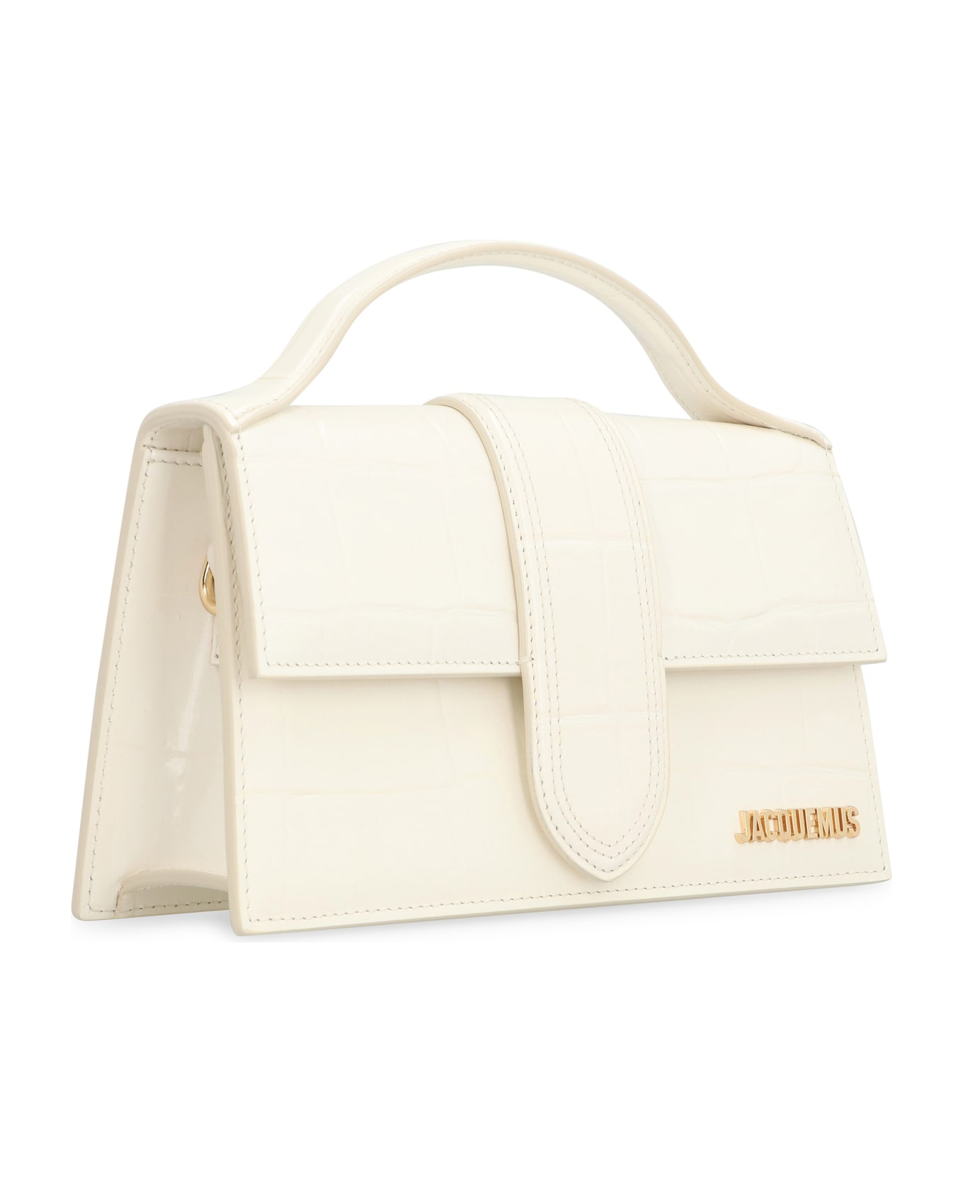 Jacquemus Le Grand Bambino Leather Handbag - White