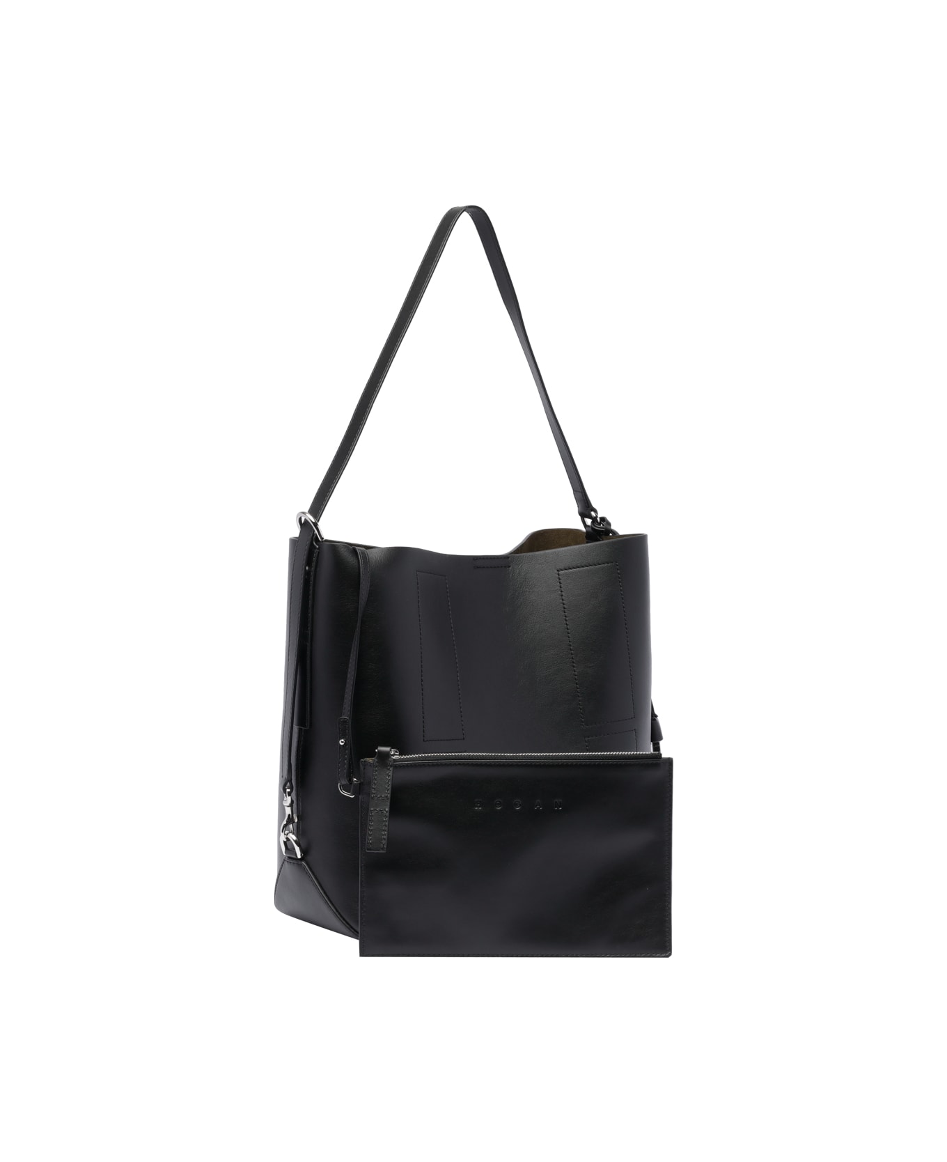 Hogan Medium Hocket Hobo Bag - BLACK