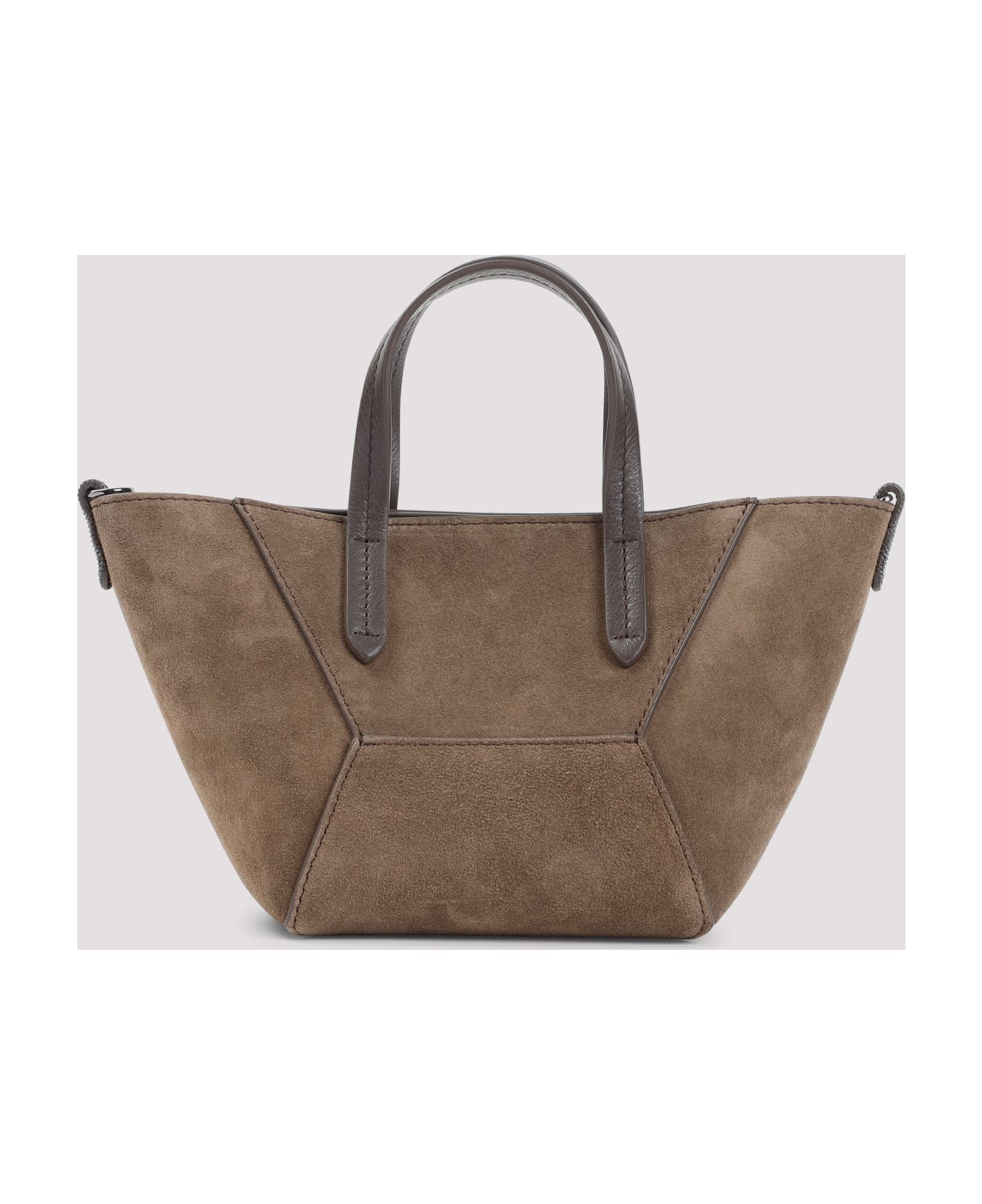 Brunello Cucinelli Suede Duomini Bag - Torba