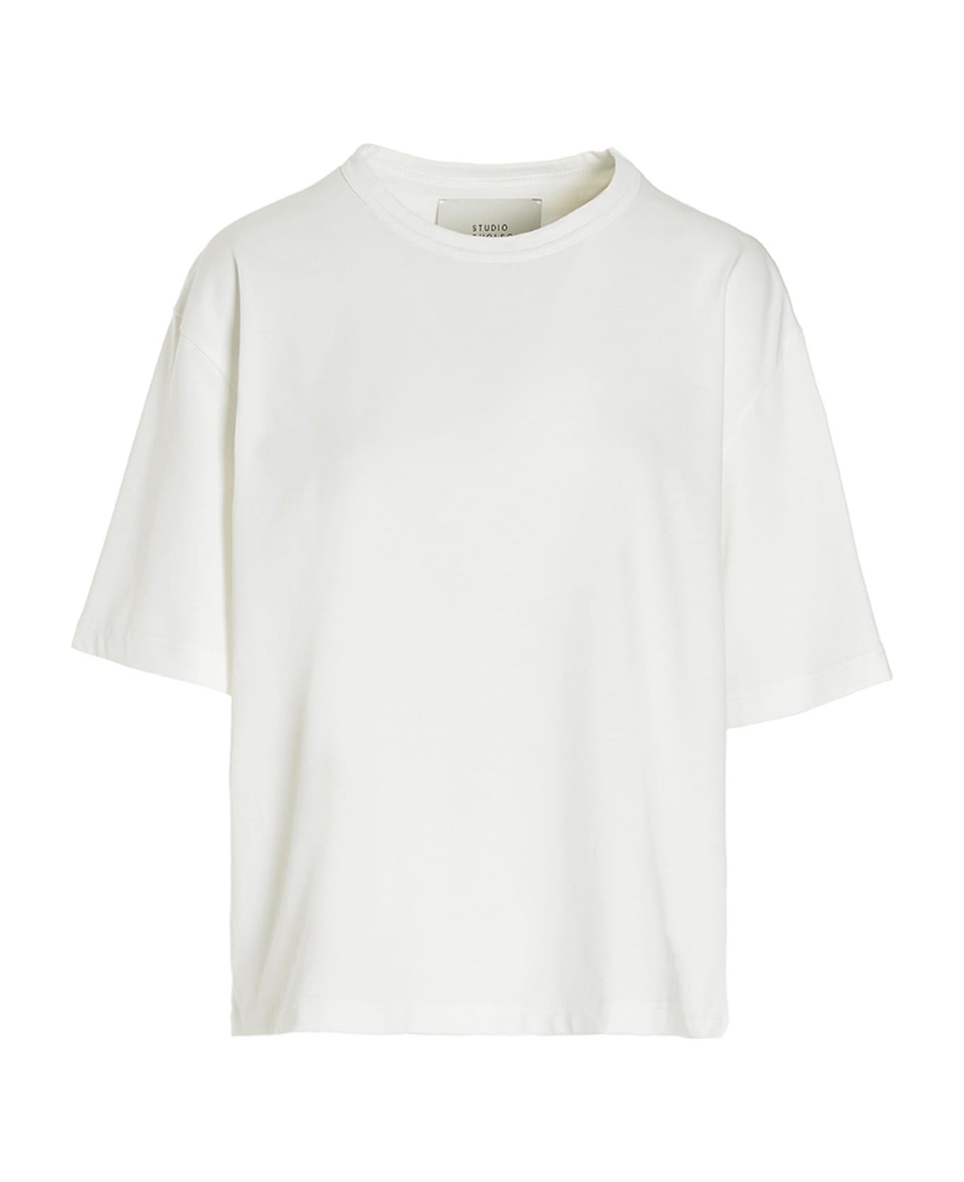 Studio Nicholson Logo T-shirt - White Tシャツ