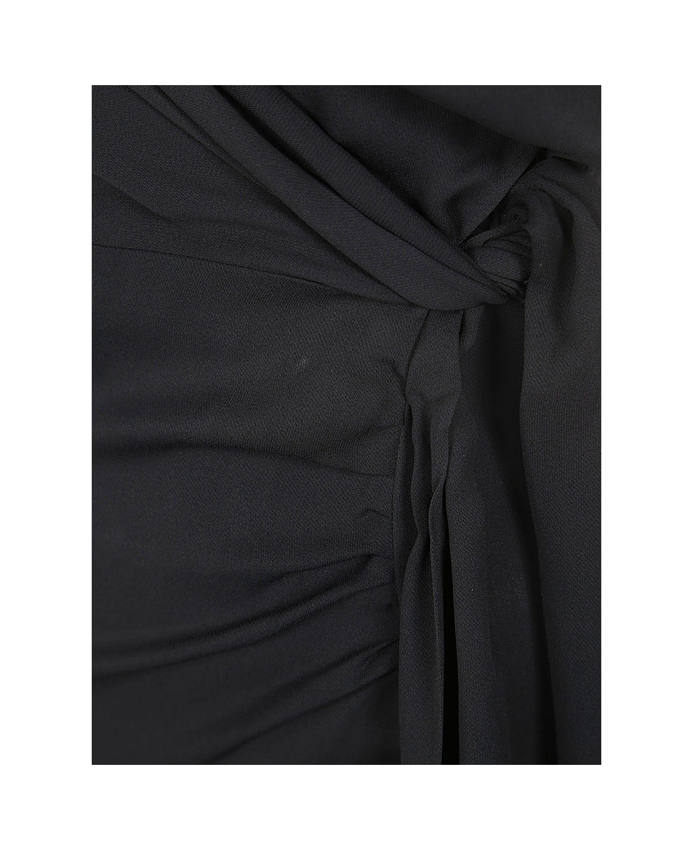 Elisabetta Franchi Long Sleeves Dress - Black