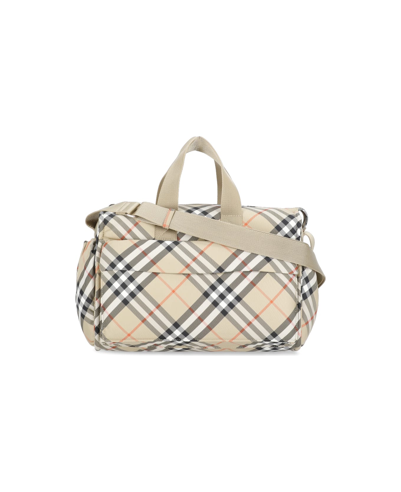 Burberry Check Duffel Bag - Beige