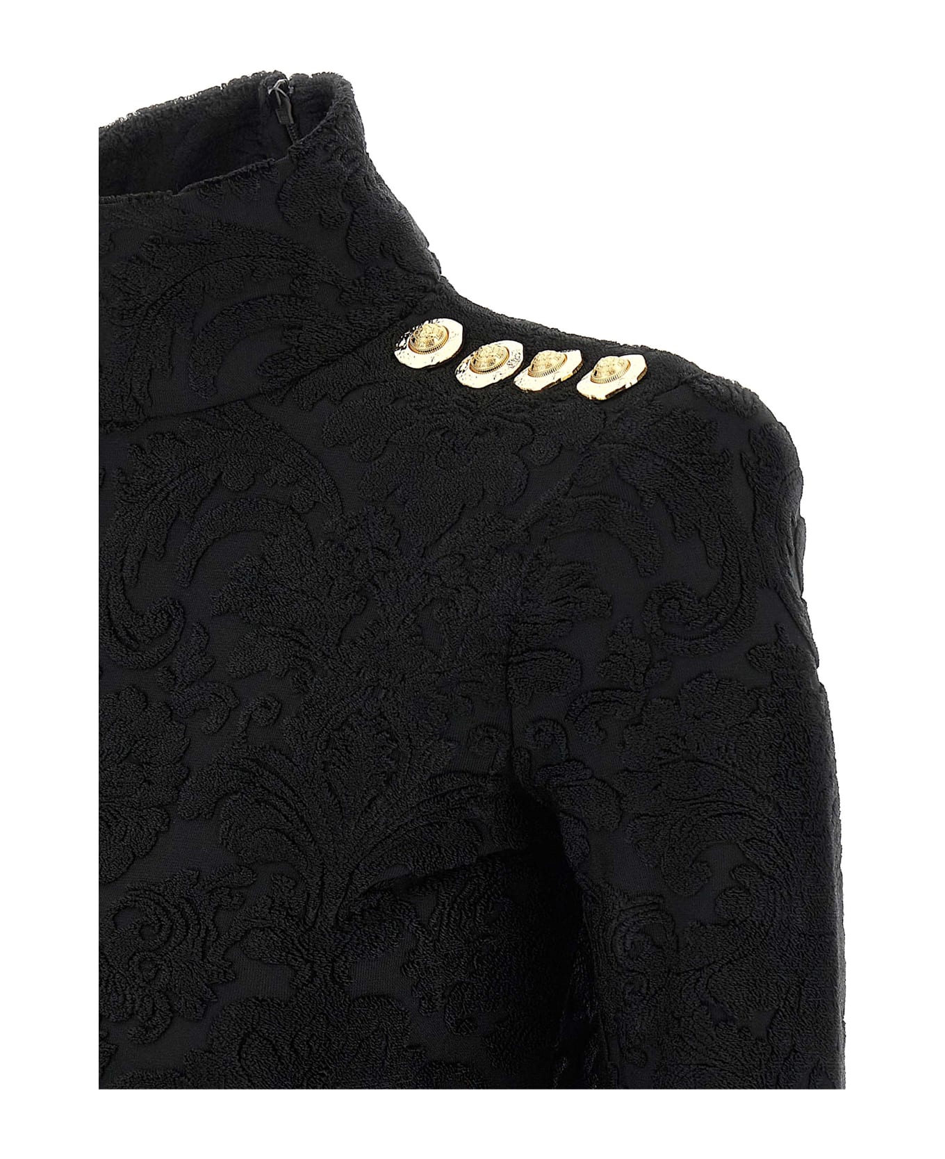 Balmain Top 
barocco
 Pattern - Black  