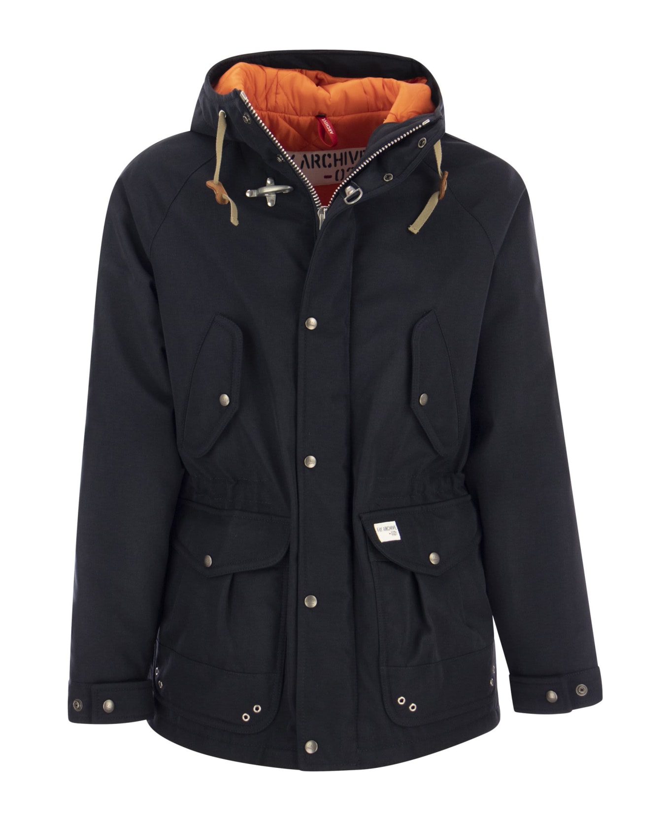 Fay Archive Hooded Parka - Blue