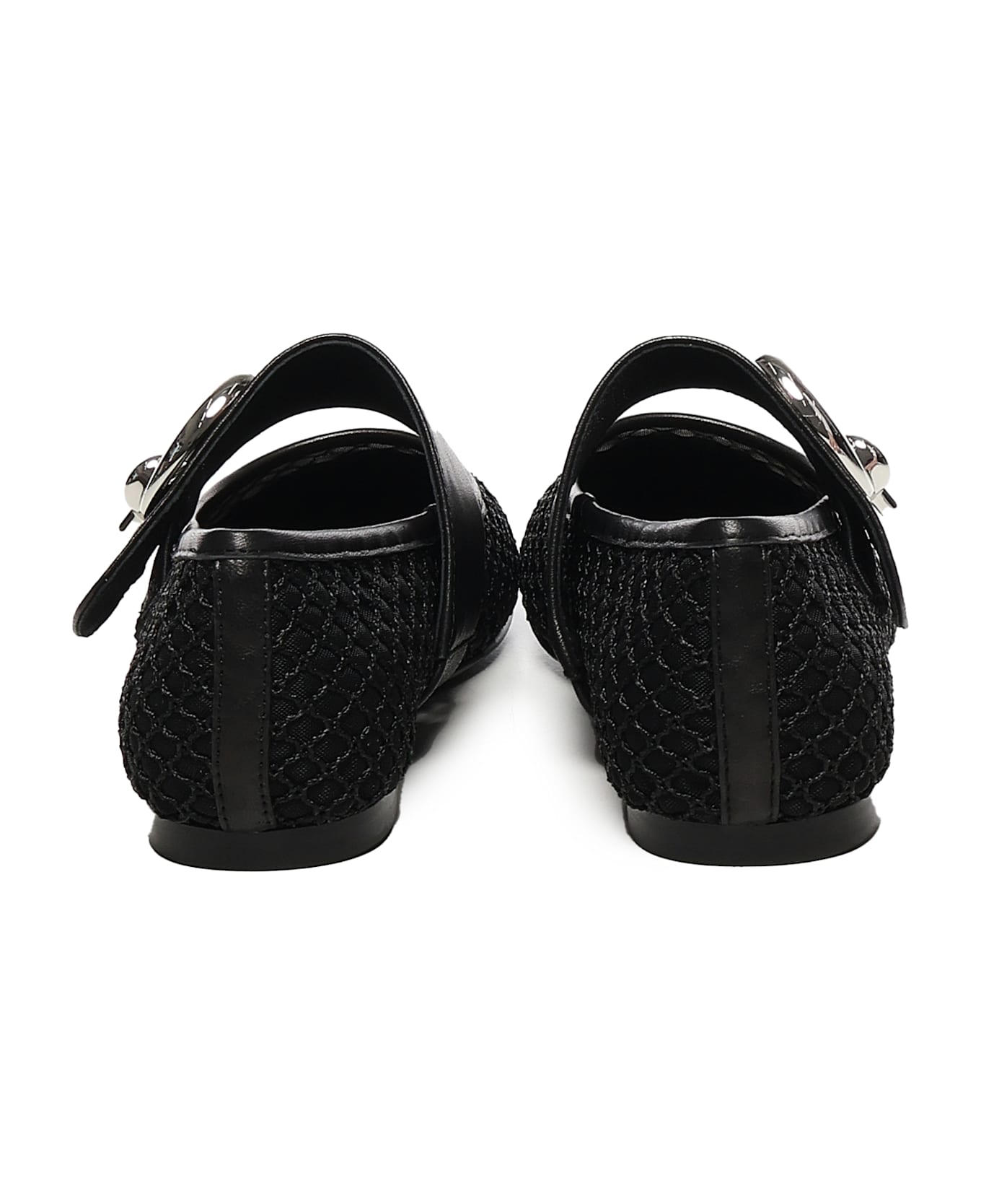 Coccinelle C-me Mesh Ballet Flats - Black