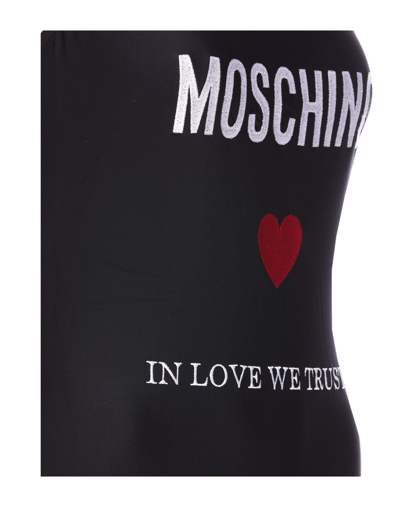 Moschino Logo Swimwear - Black ワンピース
