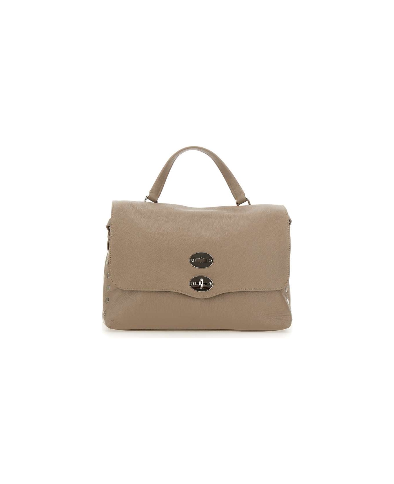Zanellato Leather Handbag "postina Daily Medium" - GREY