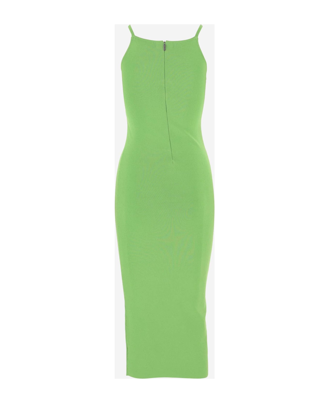Michael Kors Viscose Blend Longuette Dress Michael Kors - Green