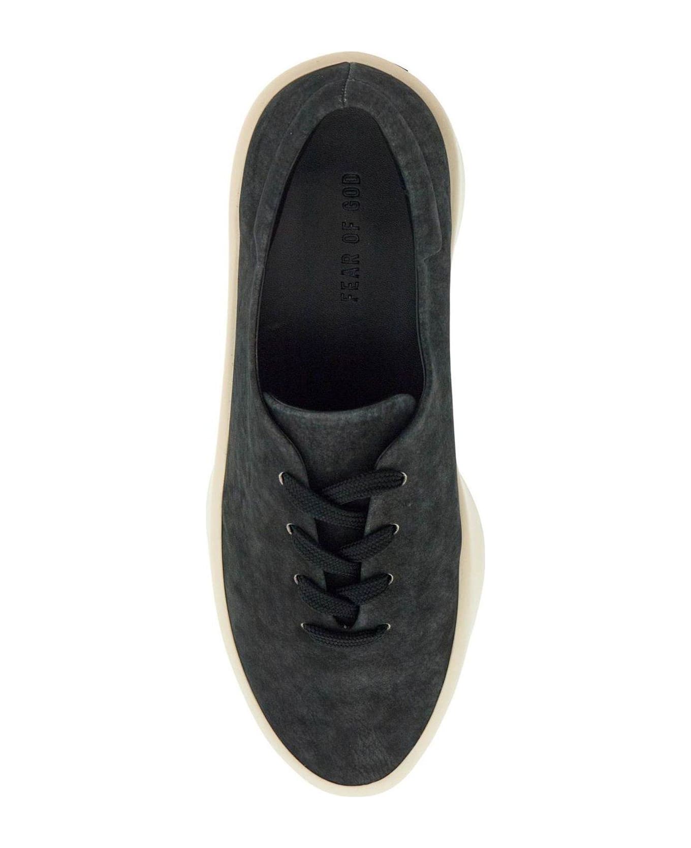 Fear of God Round-toe Lace-up Sneakers - BLACK
