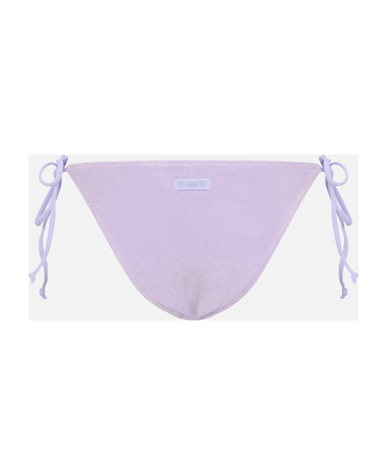 MC2 Saint Barth Woman Terry Cotton Classic Swim Briefs Virgo - PINK