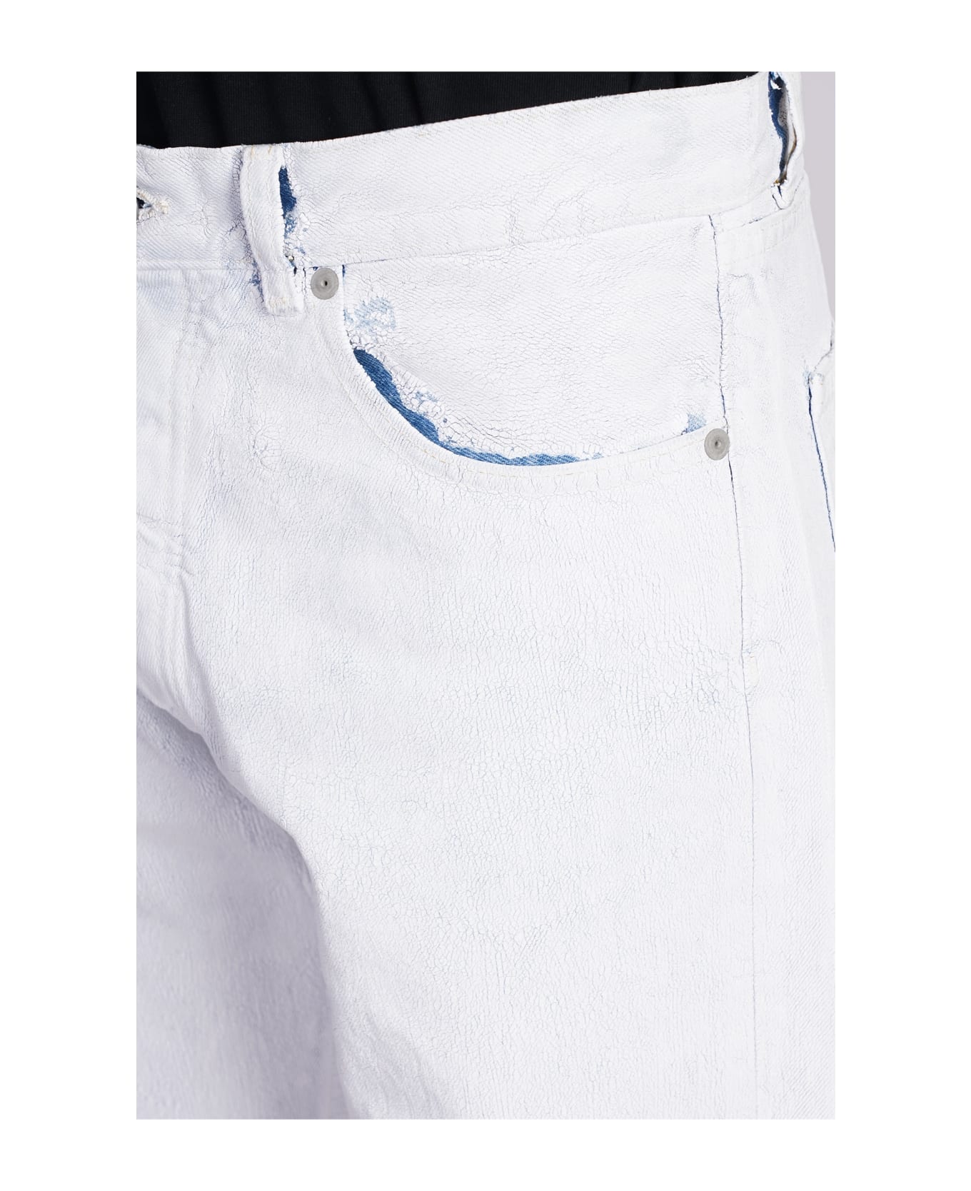 Maison Margiela Jeans In White Denim - white