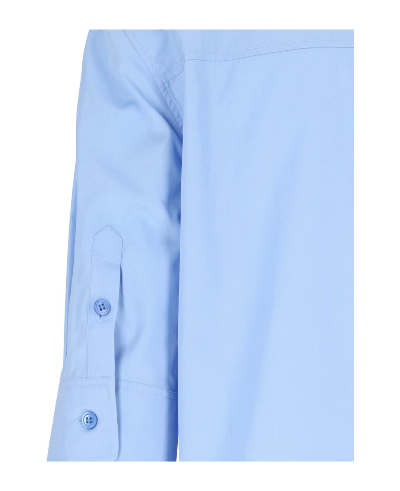 Marni Cropped Shirt - IRIS BLUE